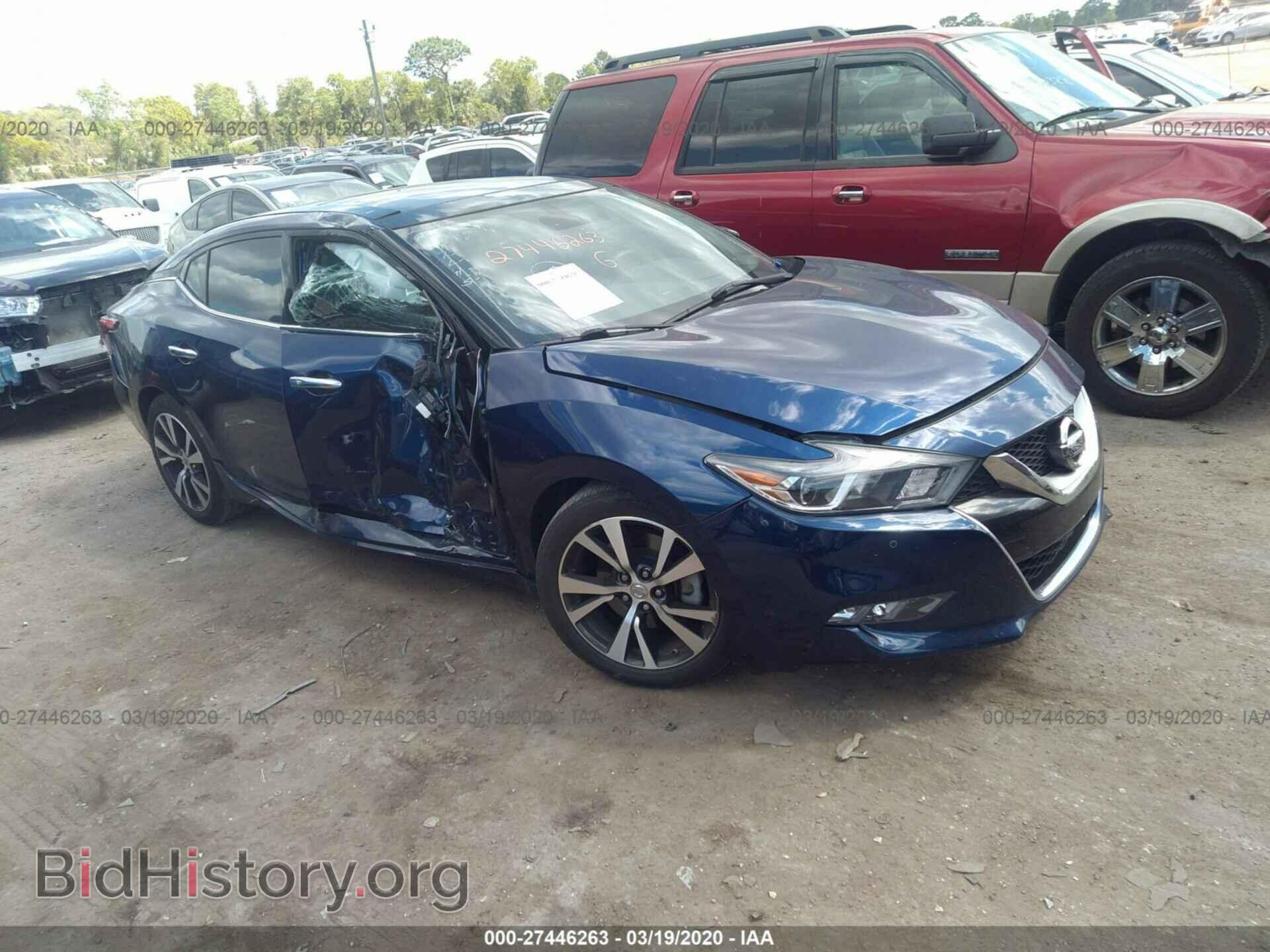 Фотография 1N4AA6AP1GC433888 - NISSAN MAXIMA 2016