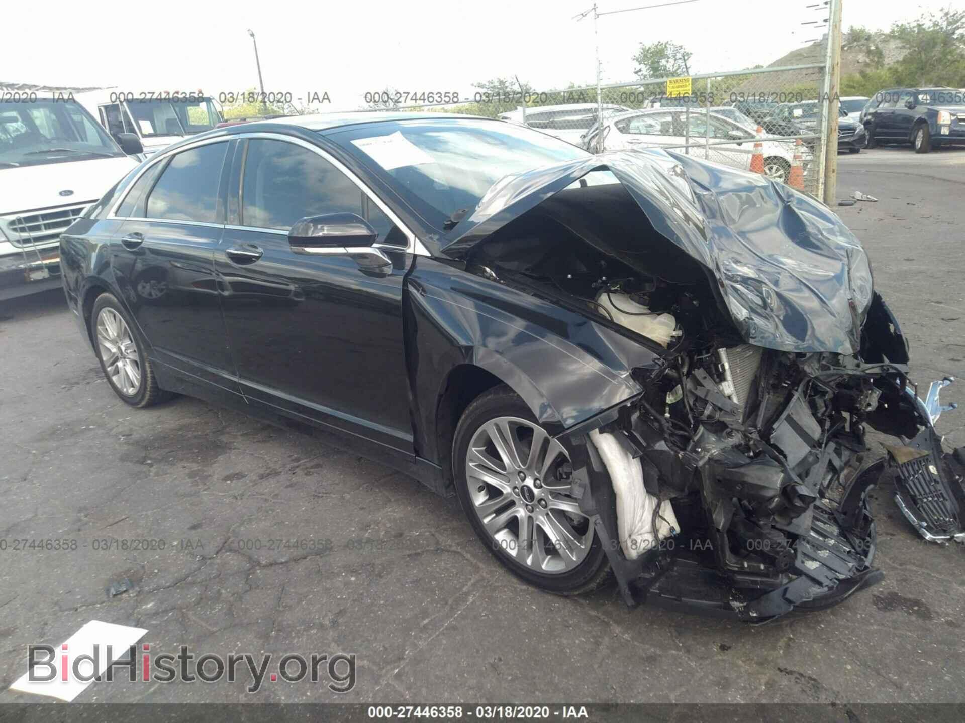 Фотография 3LN6L2LU1ER807139 - LINCOLN MKZ 2014