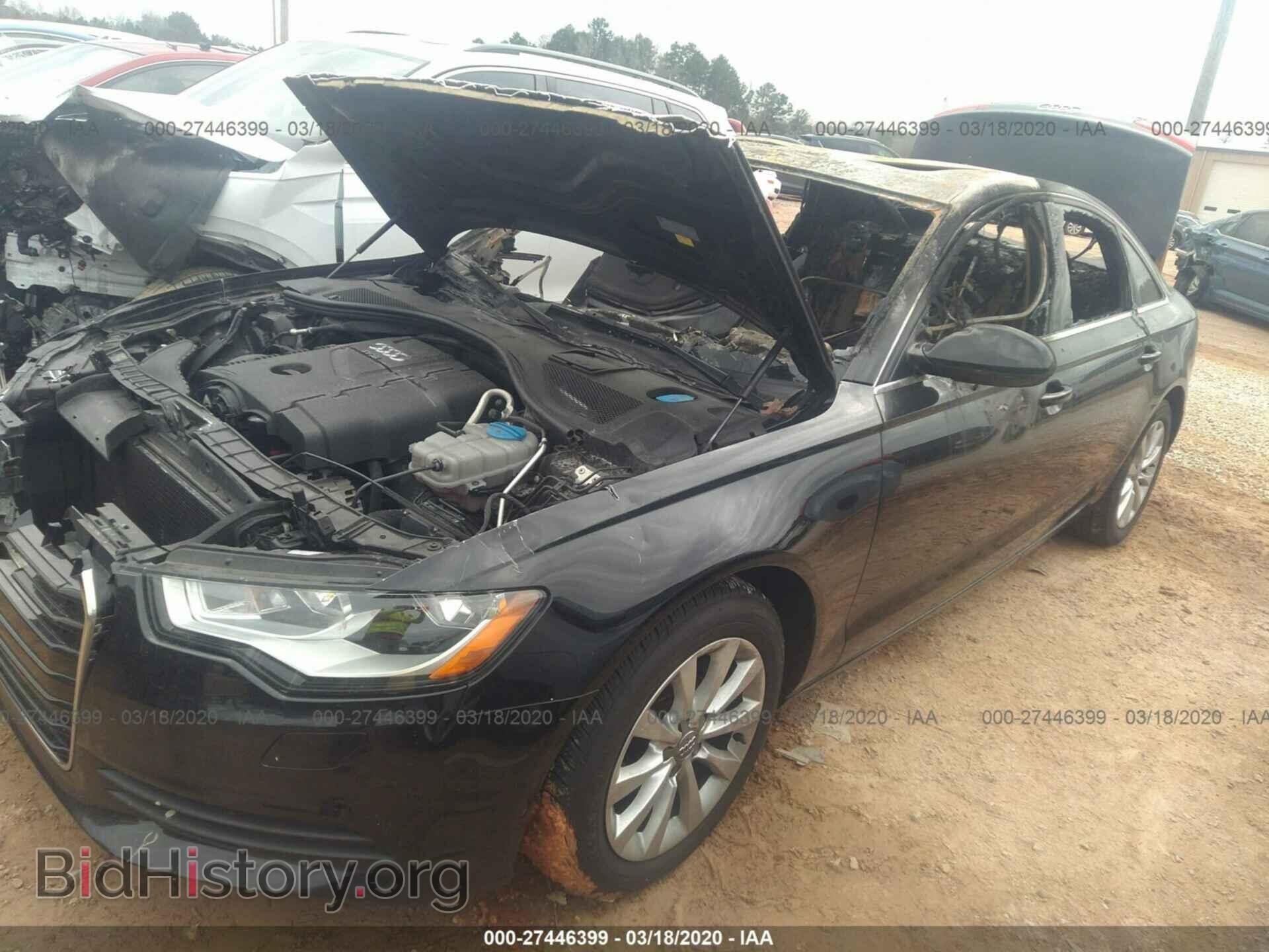 2012 AUDI A6 - VIN: WAUCFAFC1CN170942 - Фото 2