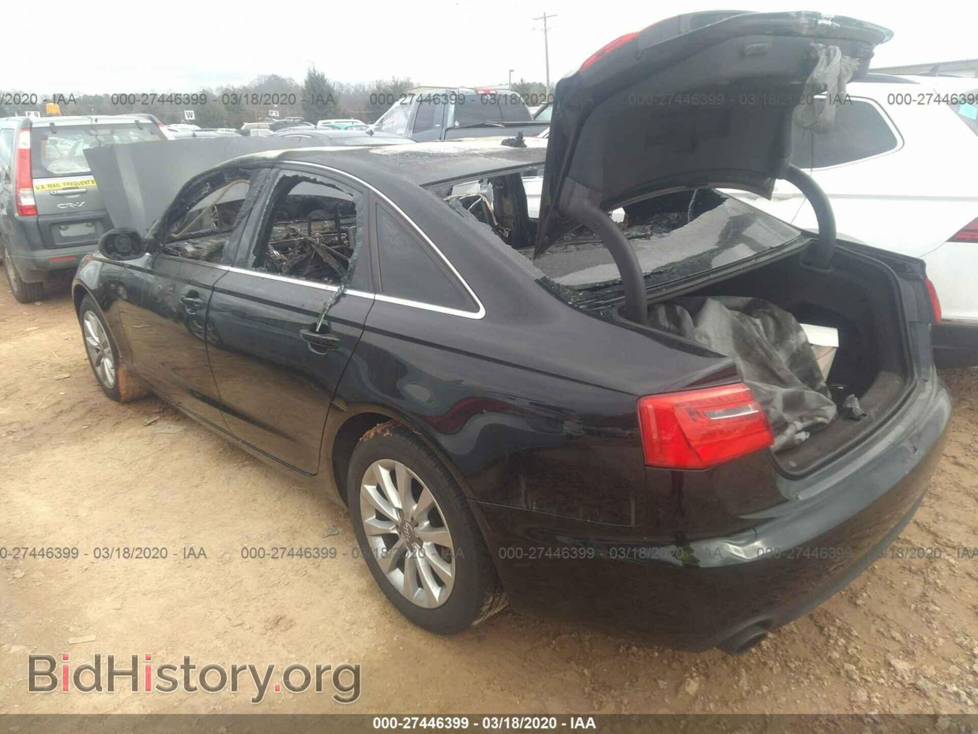 2012 AUDI A6 - VIN: WAUCFAFC1CN170942 - Фото 3