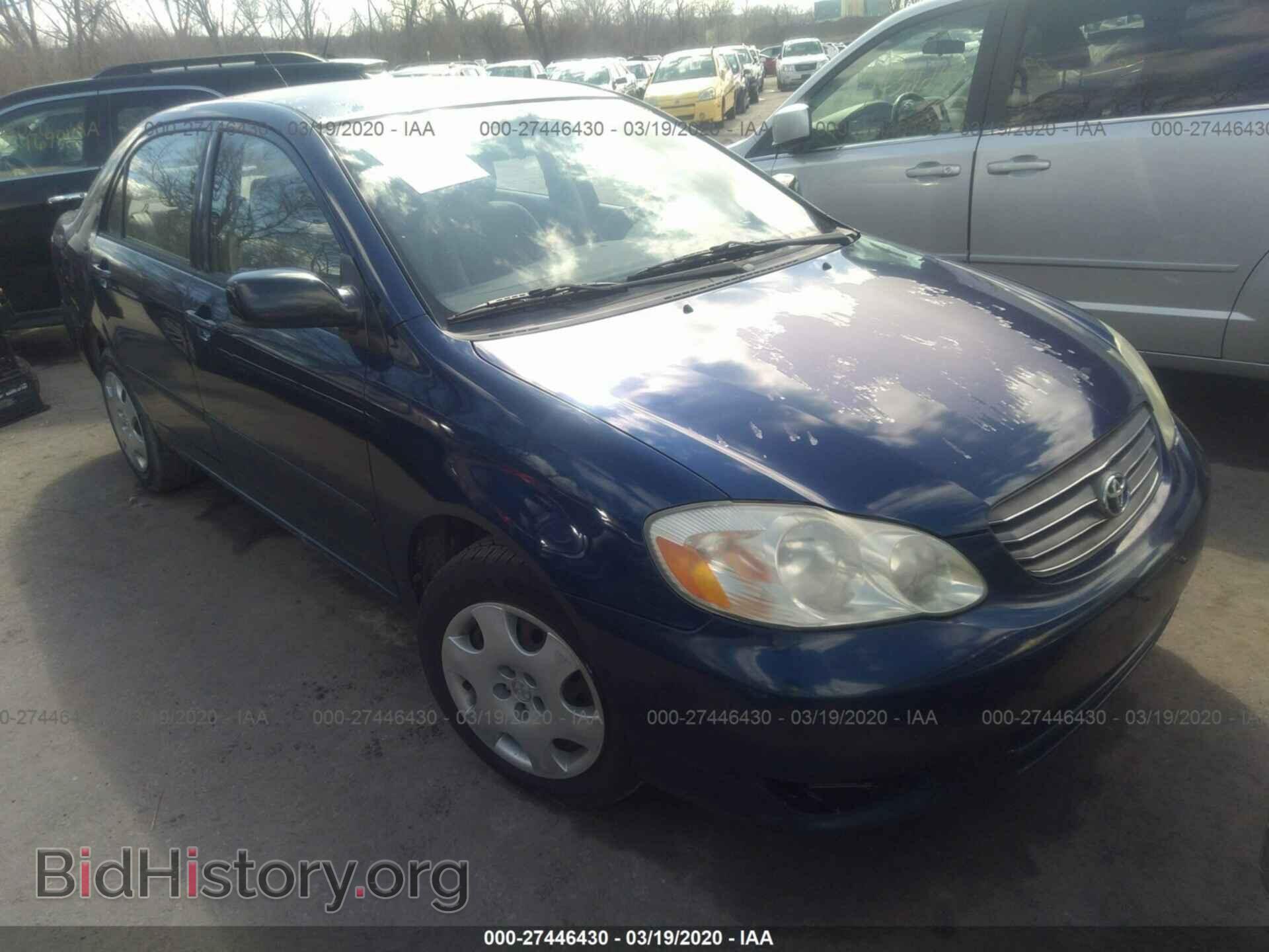 Фотография JTDBR32E130034722 - TOYOTA COROLLA 2003