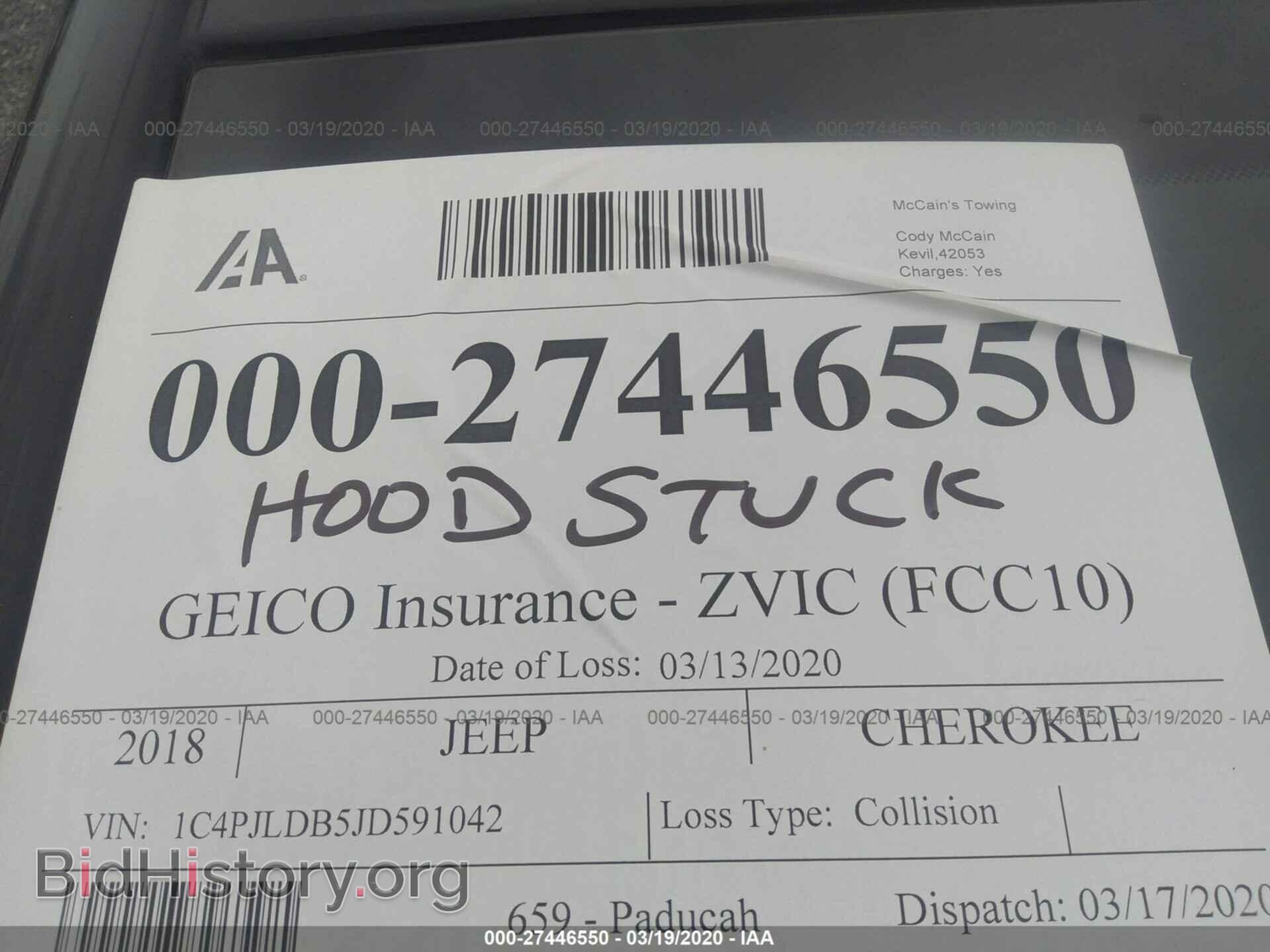 2018 JEEP CHEROKEE - VIN: 1C4PJLDB5JD591042 - Фото 10