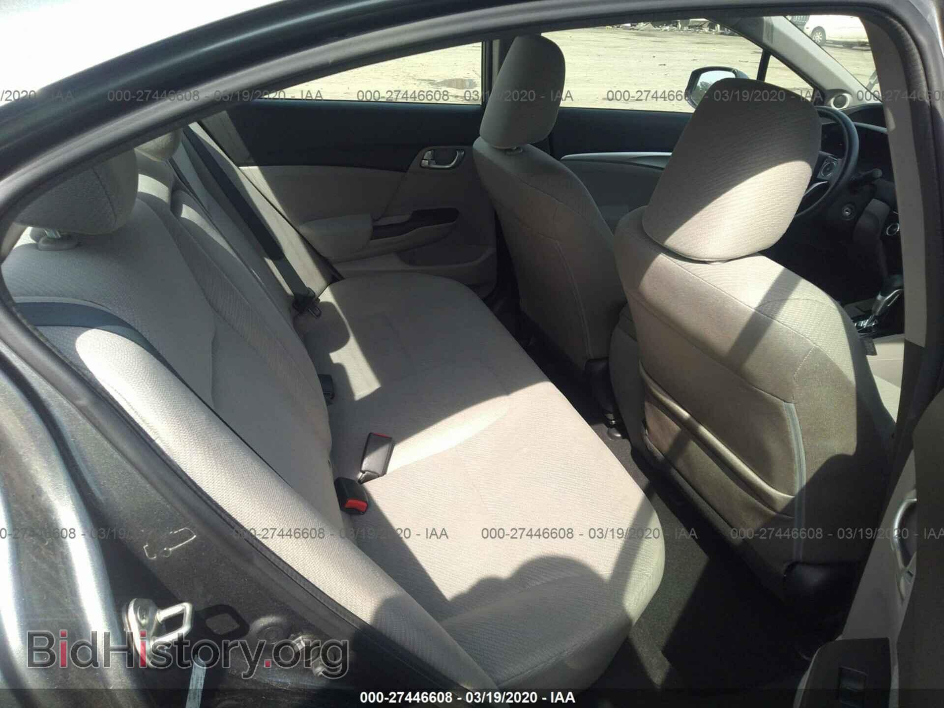 2013 HONDA CIVIC - VIN: 2HGFB2F88DH528207 - Фото 8