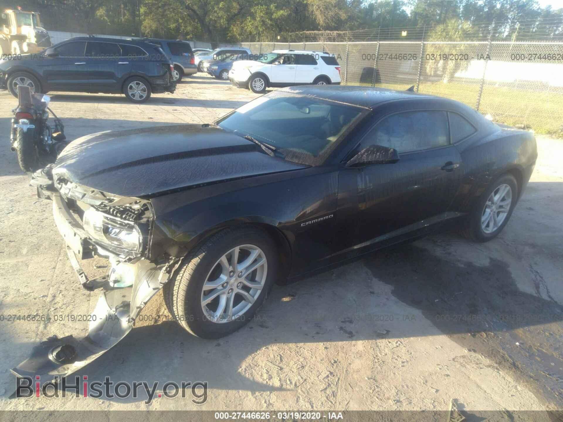2014 CHEVROLET CAMARO - VIN: 2G1FA1E30E9124856 - Фото 2