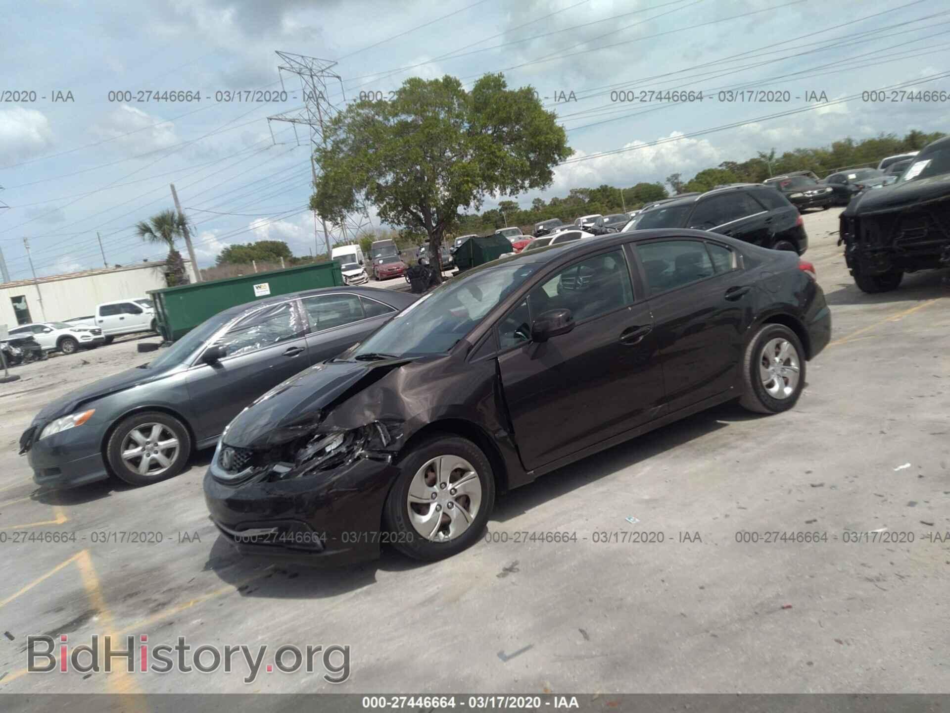 2013 HONDA CIVIC - VIN: 19XFB2F50DE028462 - Фото 2