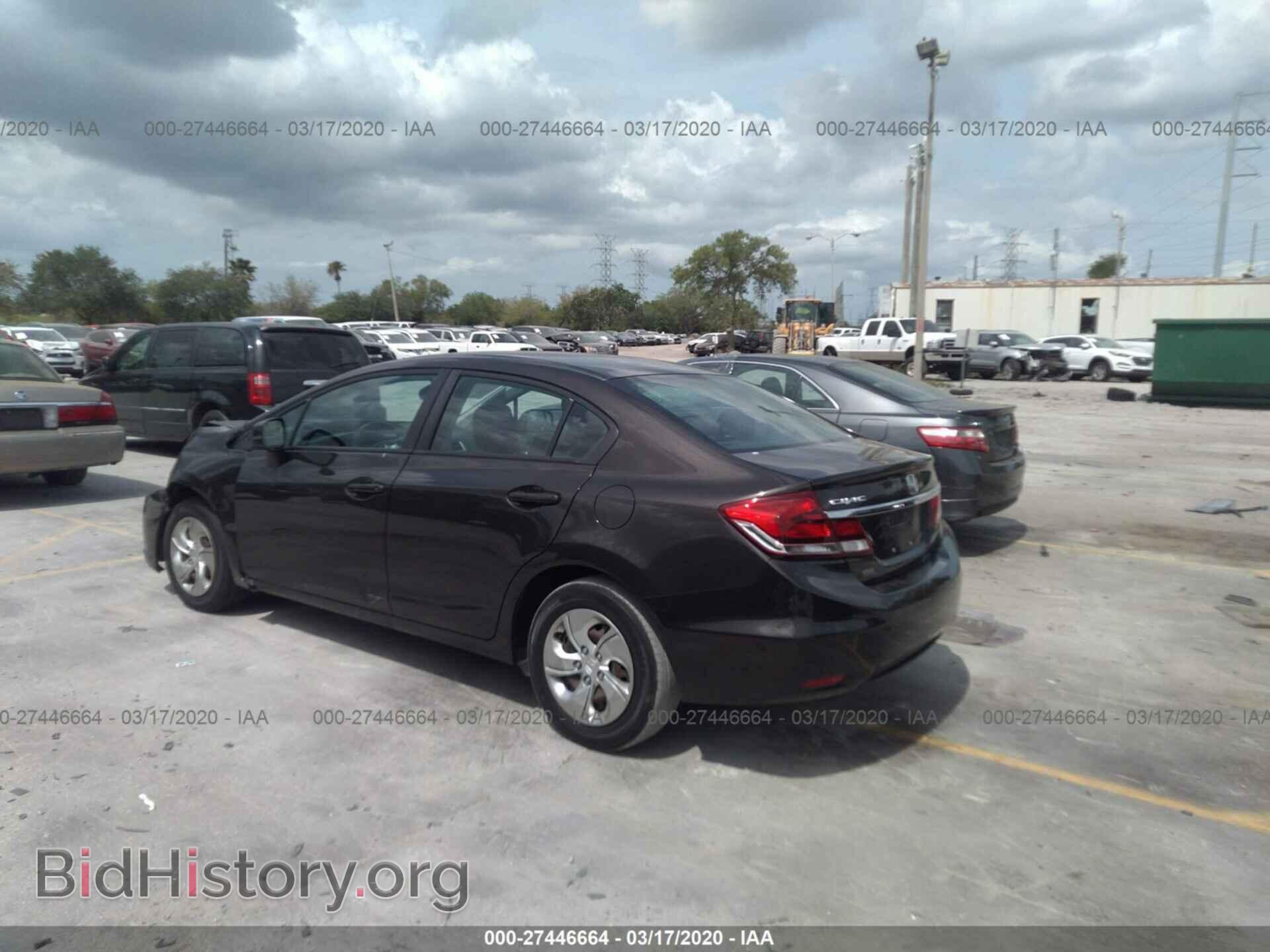 2013 HONDA CIVIC - VIN: 19XFB2F50DE028462 - Фото 3