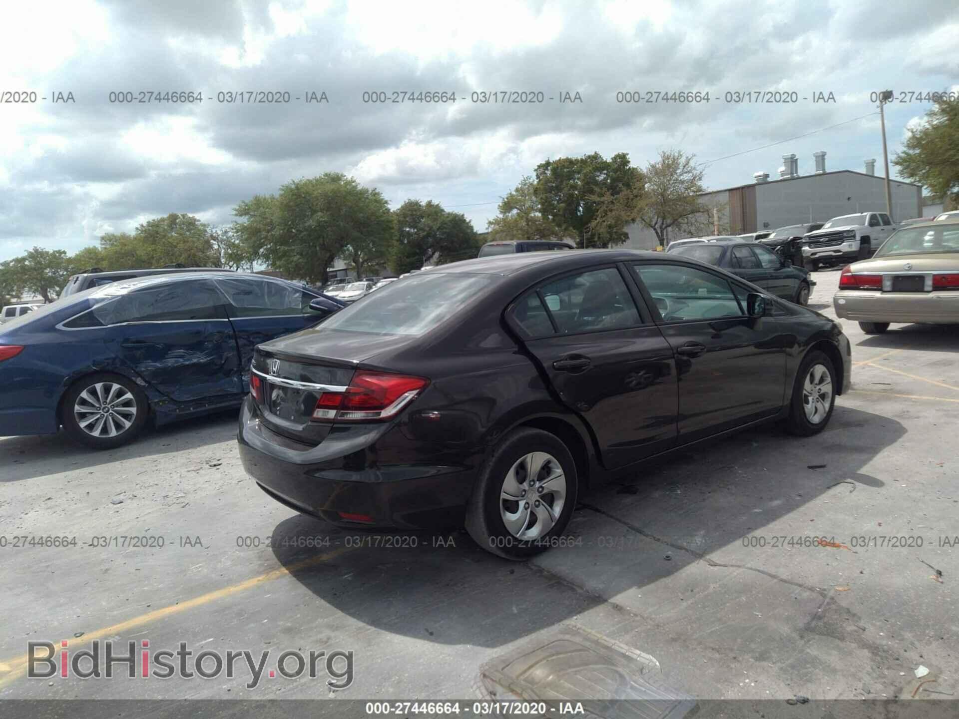 2013 HONDA CIVIC - VIN: 19XFB2F50DE028462 - Фото 4
