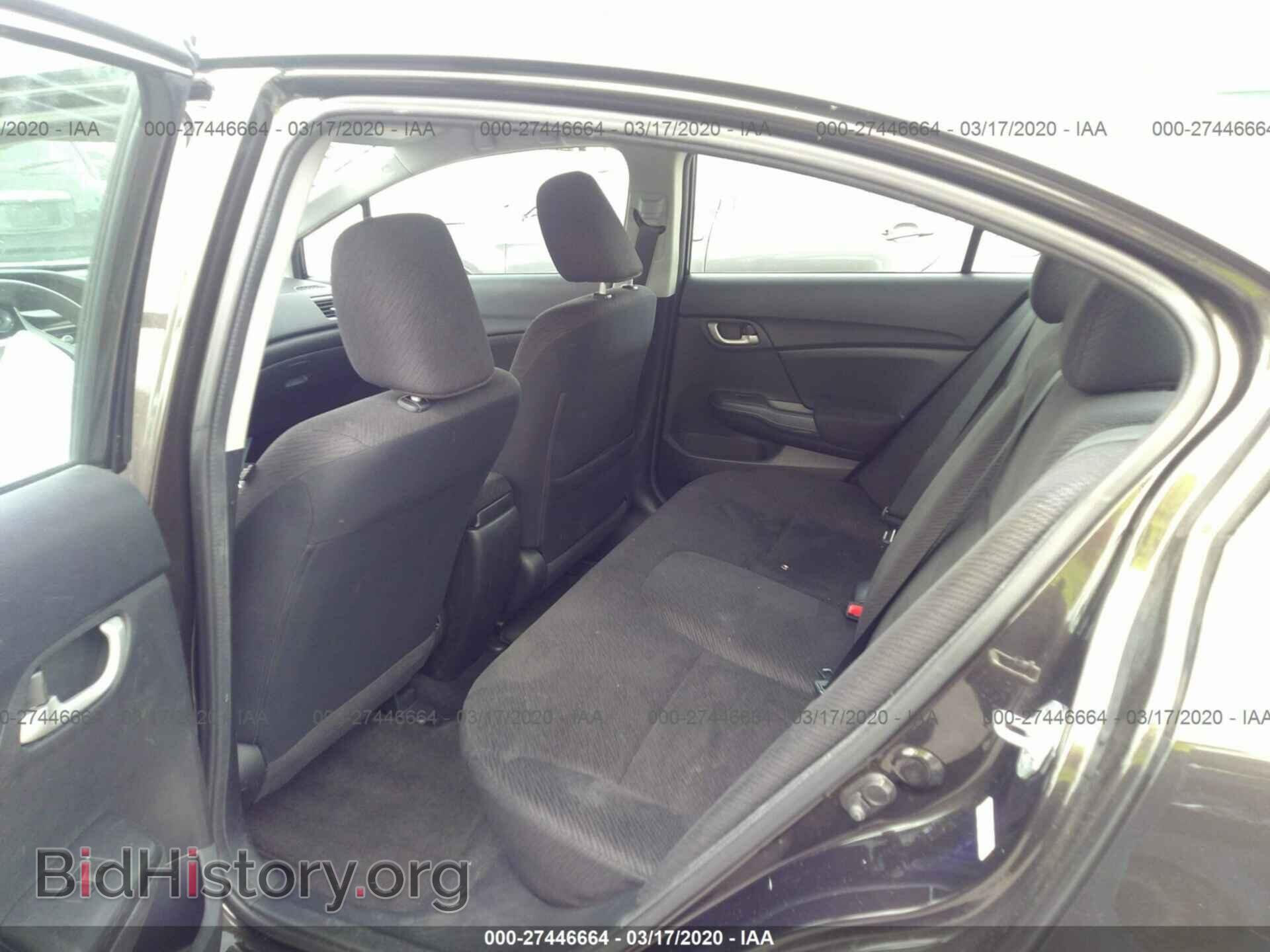 2013 HONDA CIVIC - VIN: 19XFB2F50DE028462 - Фото 8
