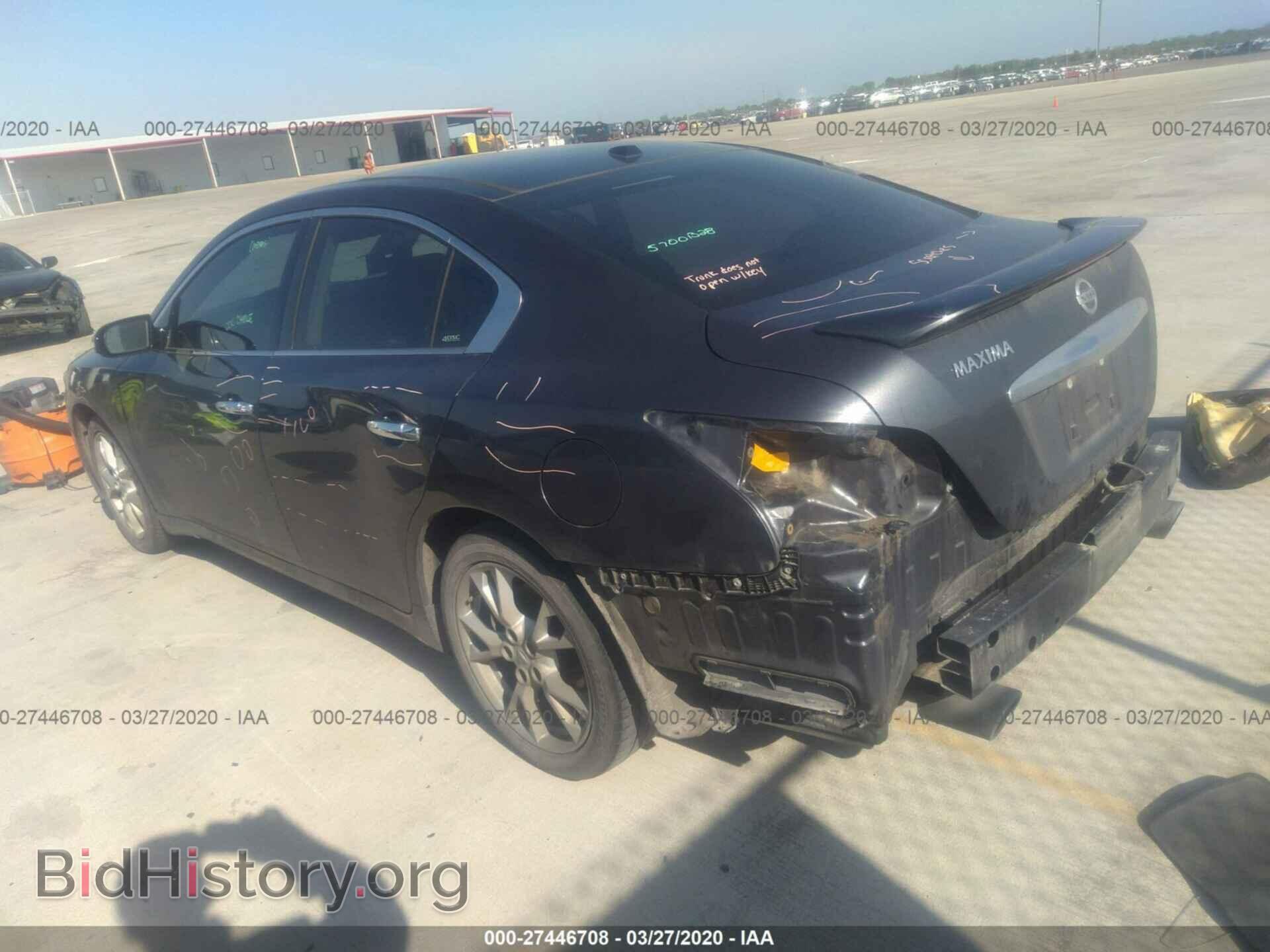 2013 NISSAN MAXIMA - VIN: 1N4AA5AP1DC809320 - Photo 3