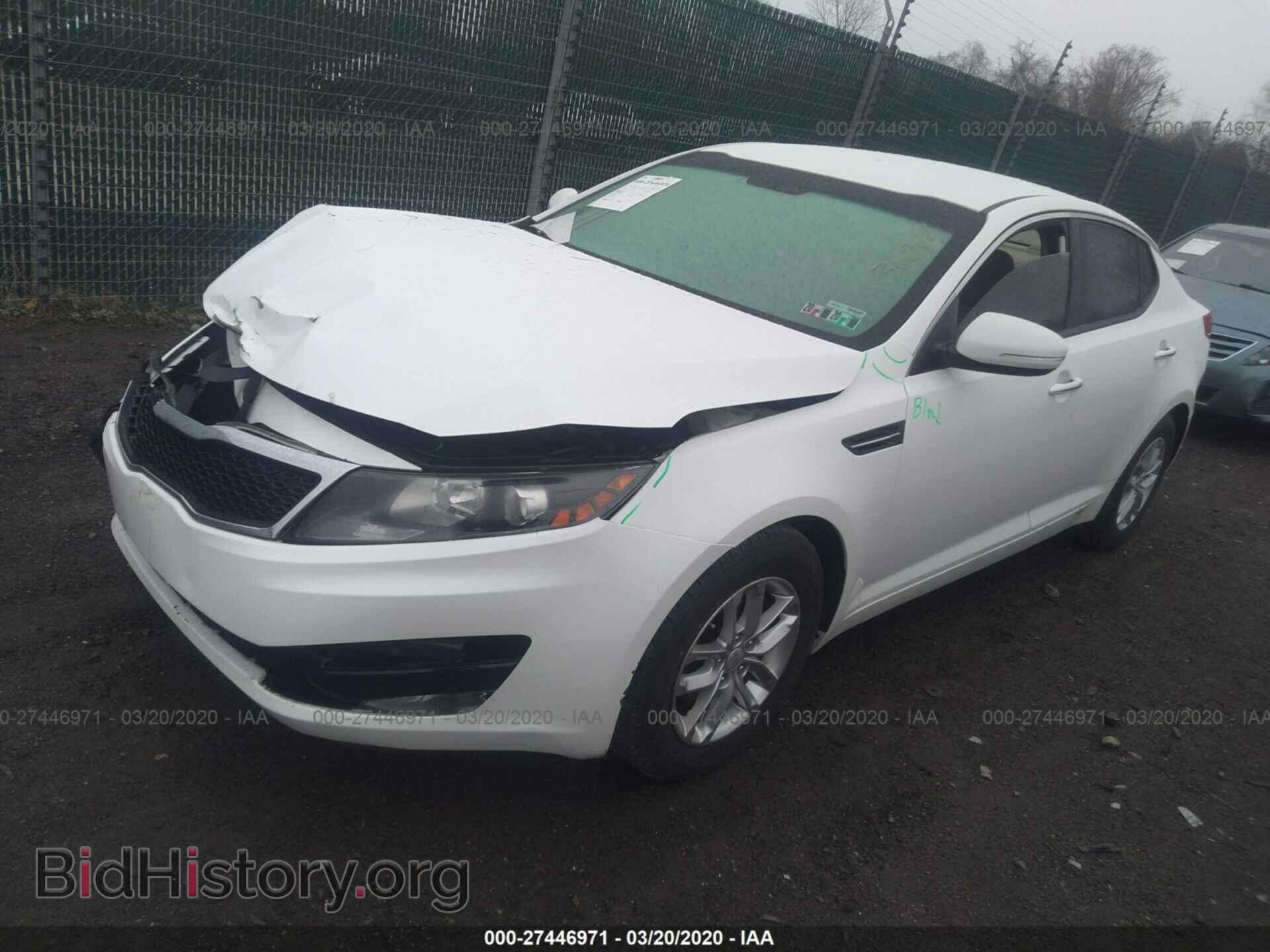 2013 KIA OPTIMA - VIN: KNAGM4A7XD5441677 - Photo 2