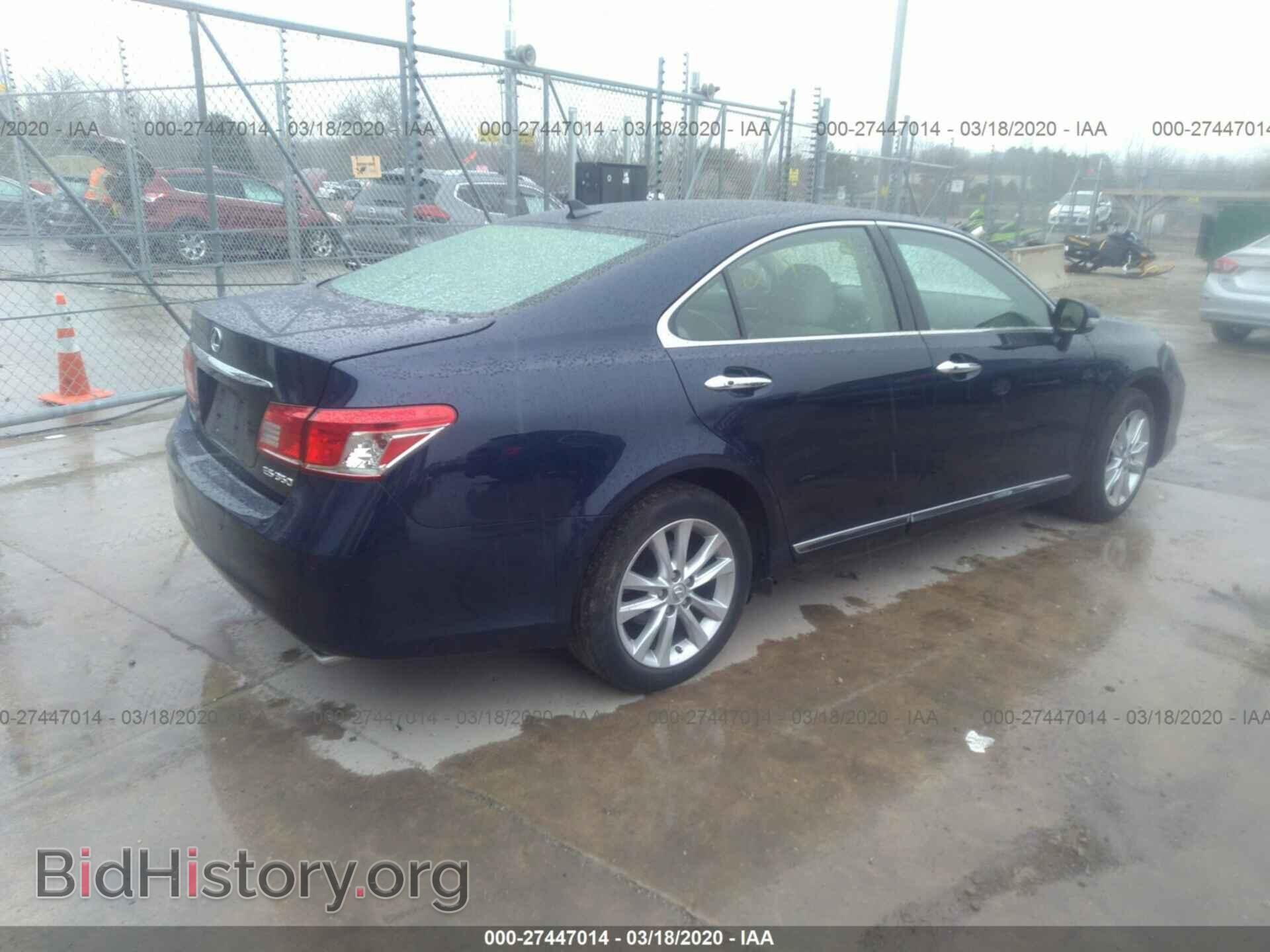 2011 LEXUS ES - VIN: JTHBK1EG5B2441840 - Фото 4