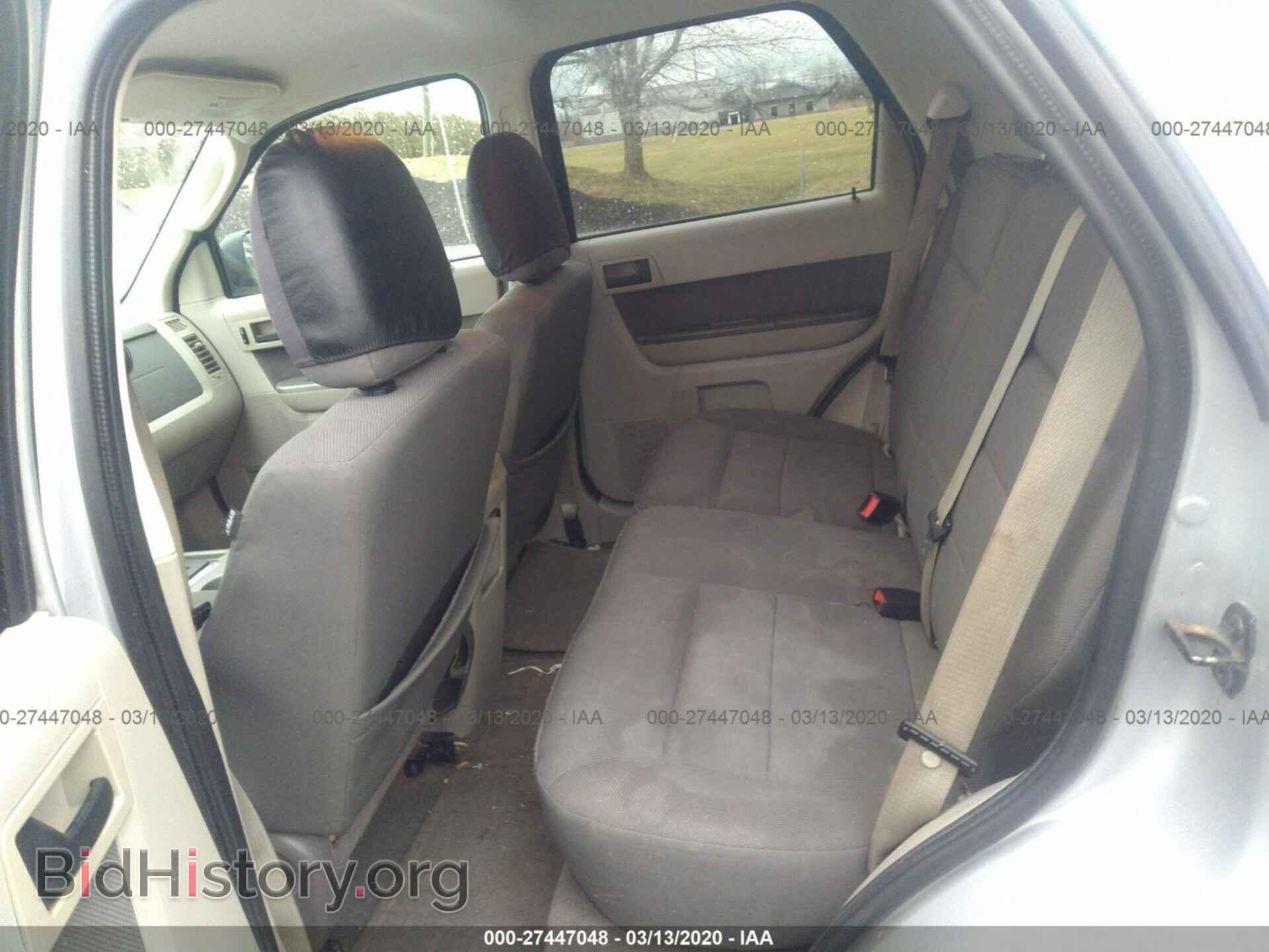 2009 FORD ESCAPE - VIN: 1FMCU59389KA42182 - Фото 8