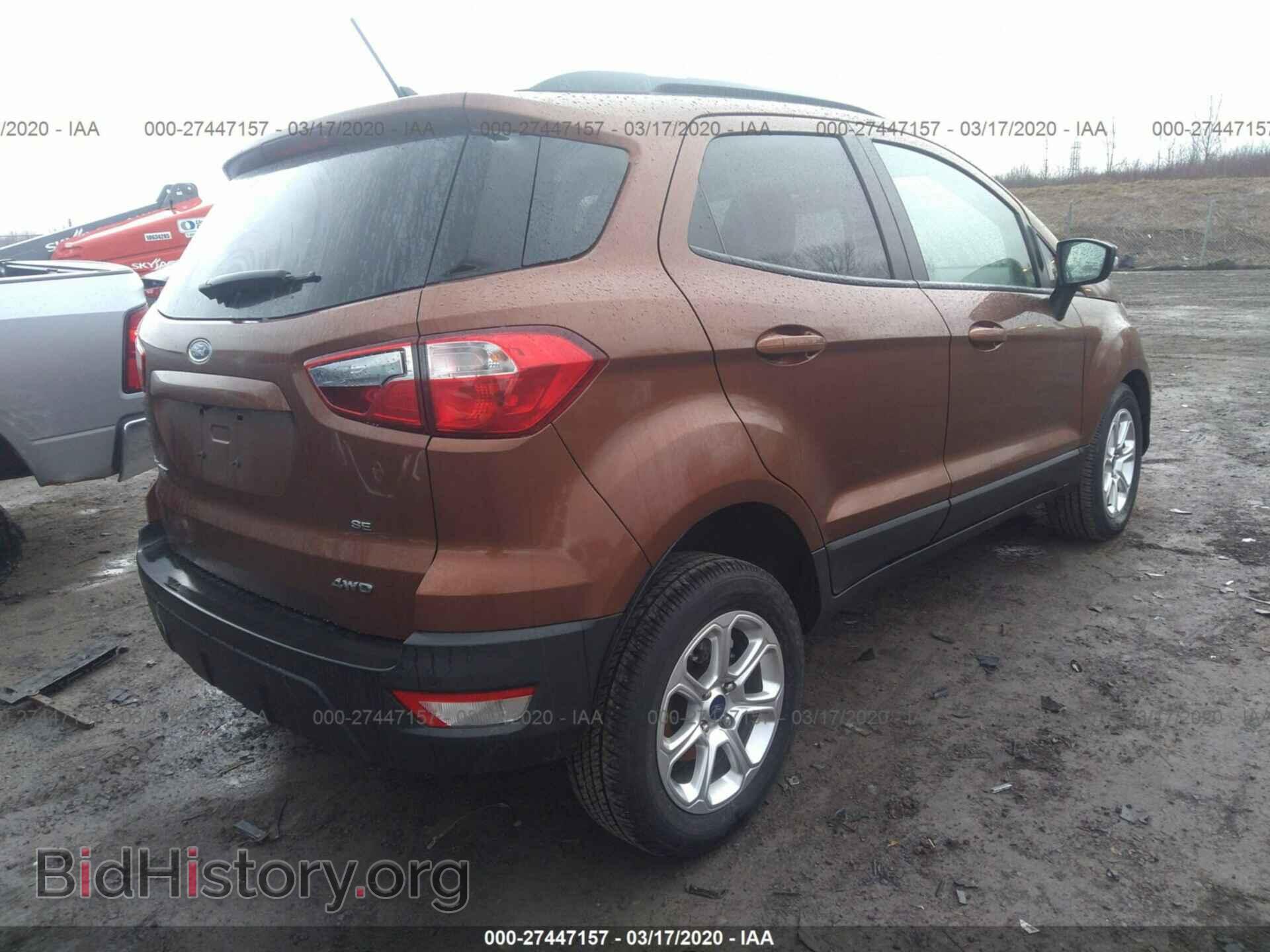 2019 FORD ECOSPORT - VIN: MAJ6S3GLXKC295914 - Фото 4
