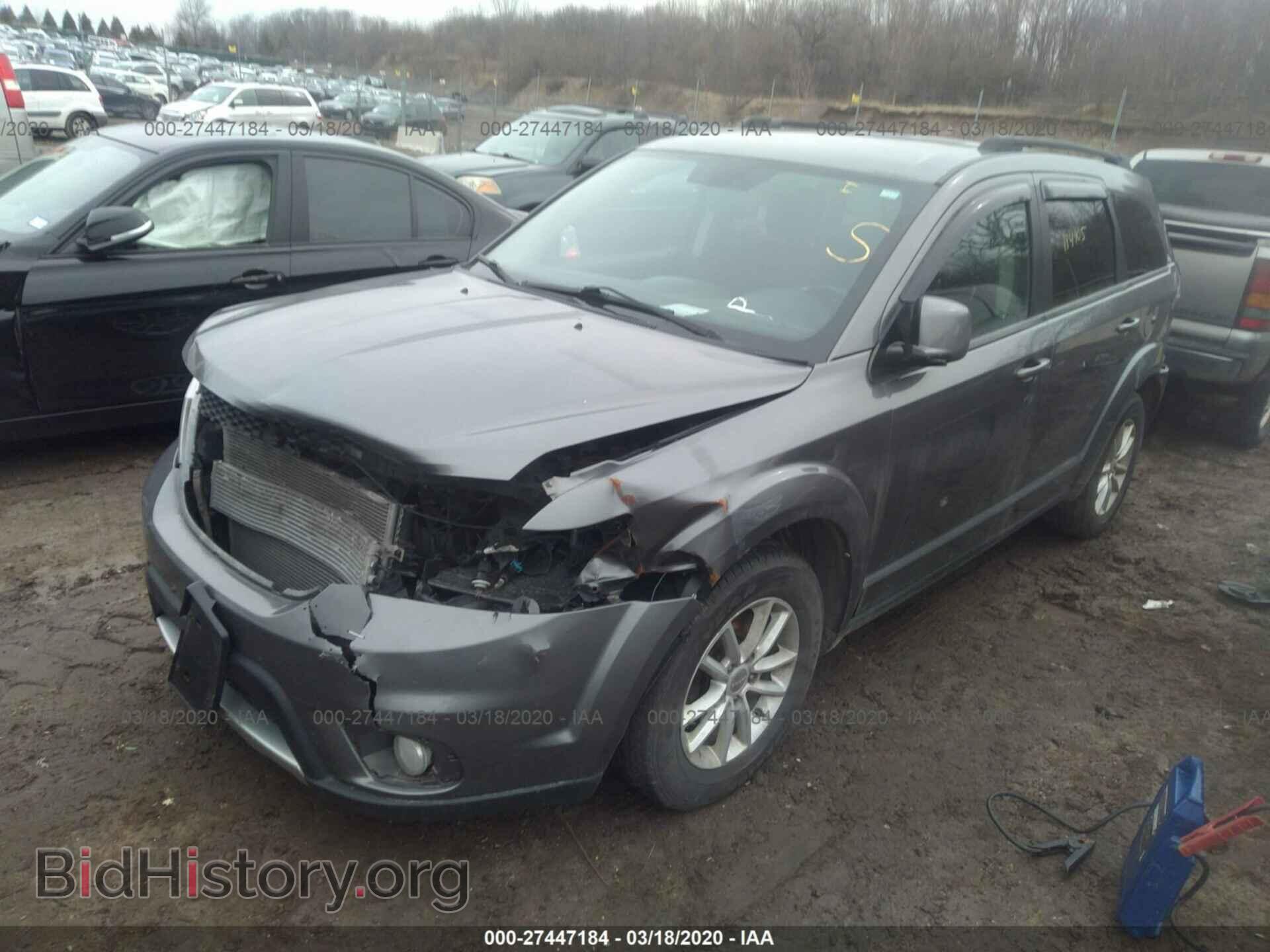 2013 DODGE JOURNEY - VIN: 3C4PDDBG6DT605945 - Фото 2