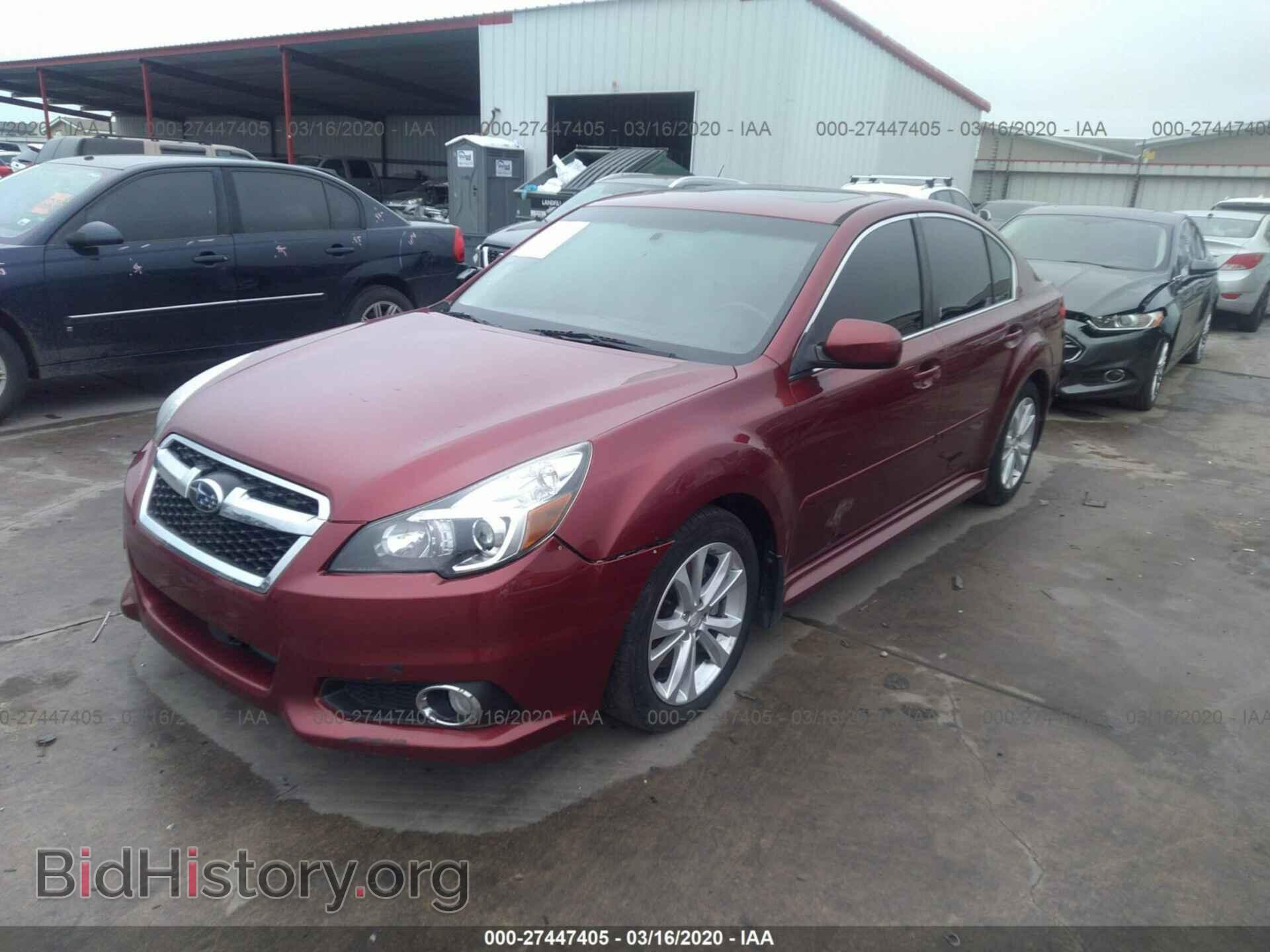 2013 SUBARU LEGACY - VIN: 4S3BMEP68D2006434 - Фото 2