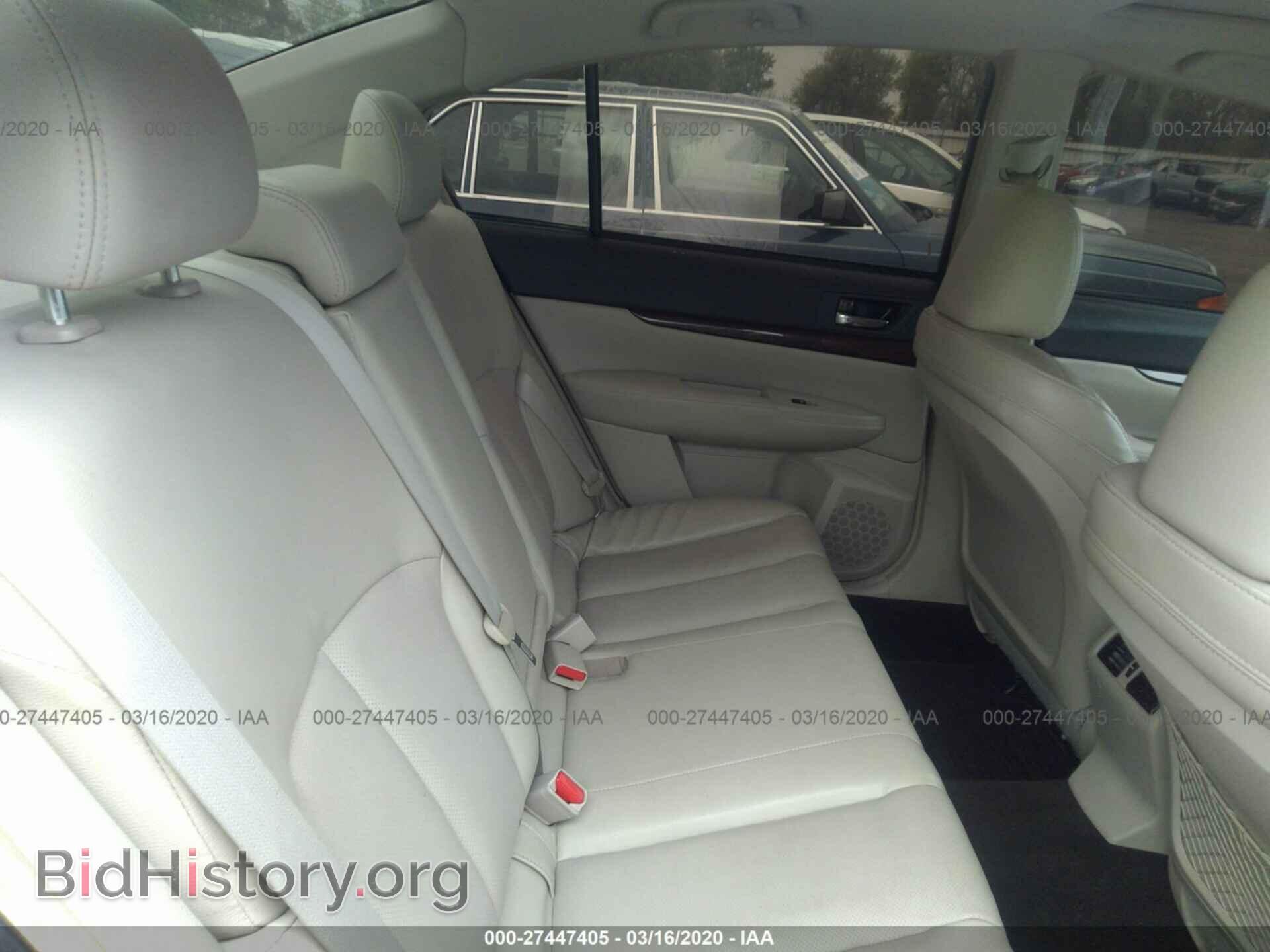 2013 SUBARU LEGACY - VIN: 4S3BMEP68D2006434 - Фото 8