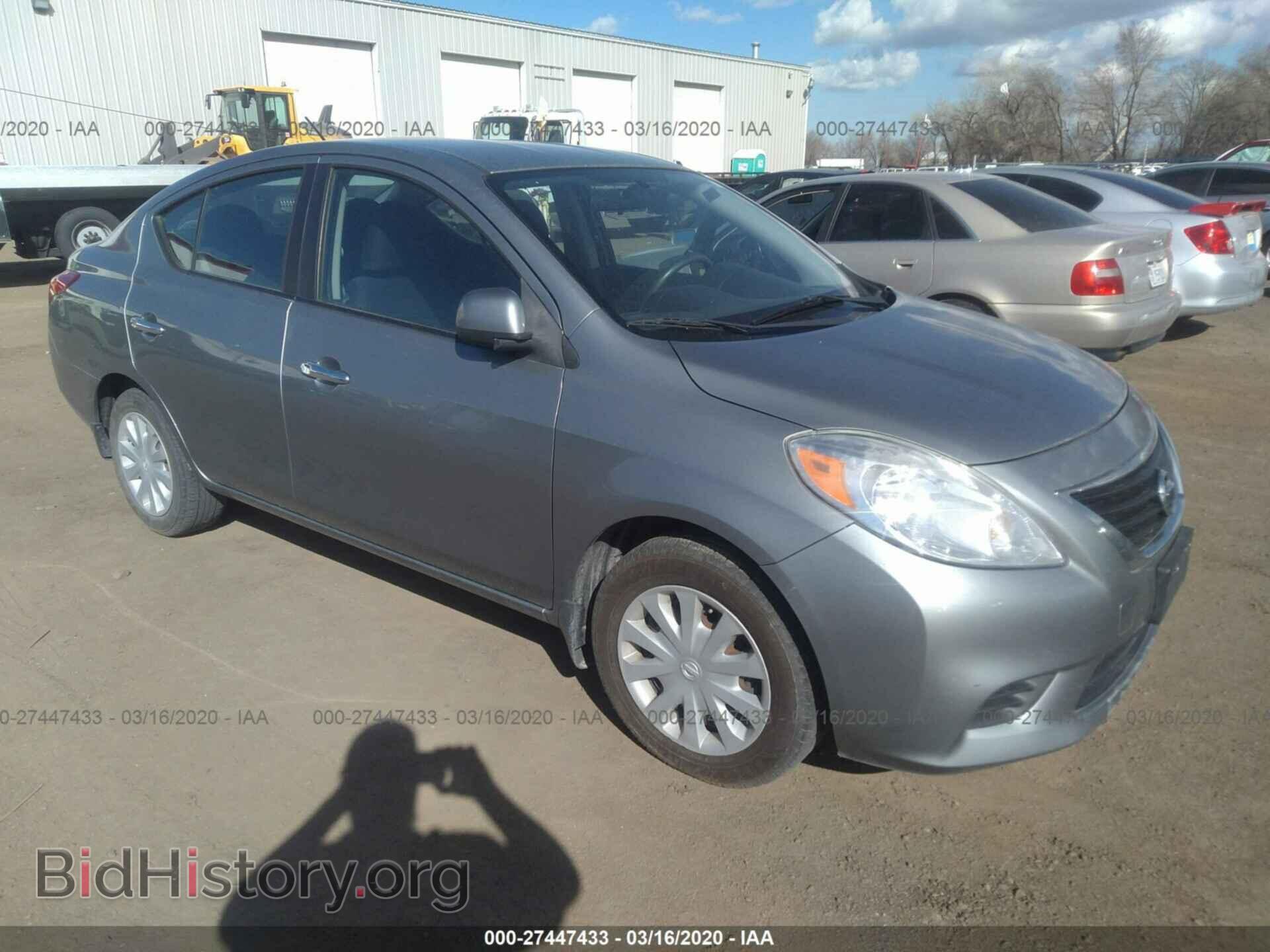 Фотография 3N1CN7AP5CL837808 - NISSAN VERSA 2012