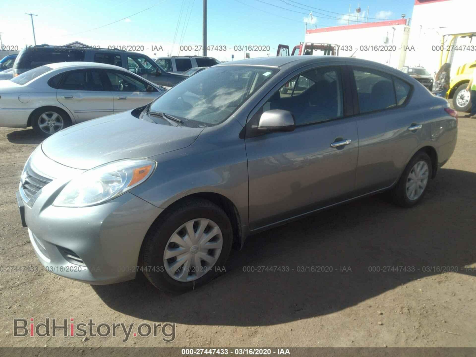 2012 NISSAN VERSA - VIN: 3N1CN7AP5CL837808 - Фото 2