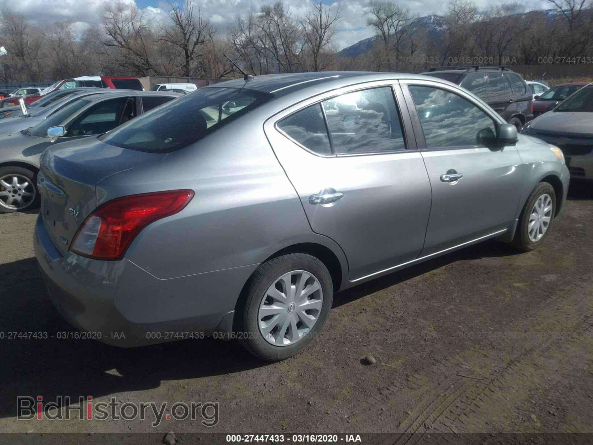 2012 NISSAN VERSA - VIN: 3N1CN7AP5CL837808 - Фото 4