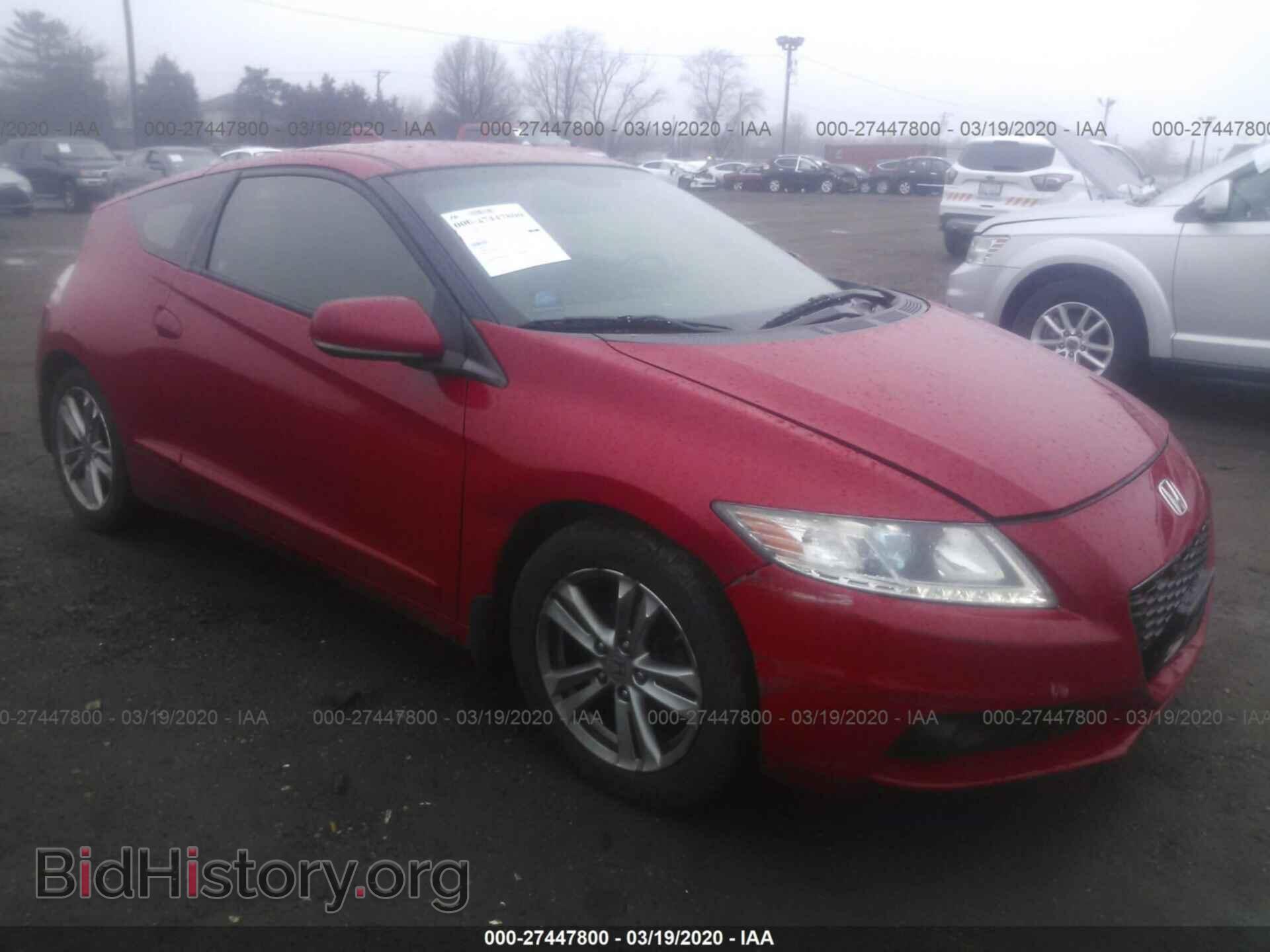 Photo JHMZF1D68DS001089 - HONDA CR-Z 2013