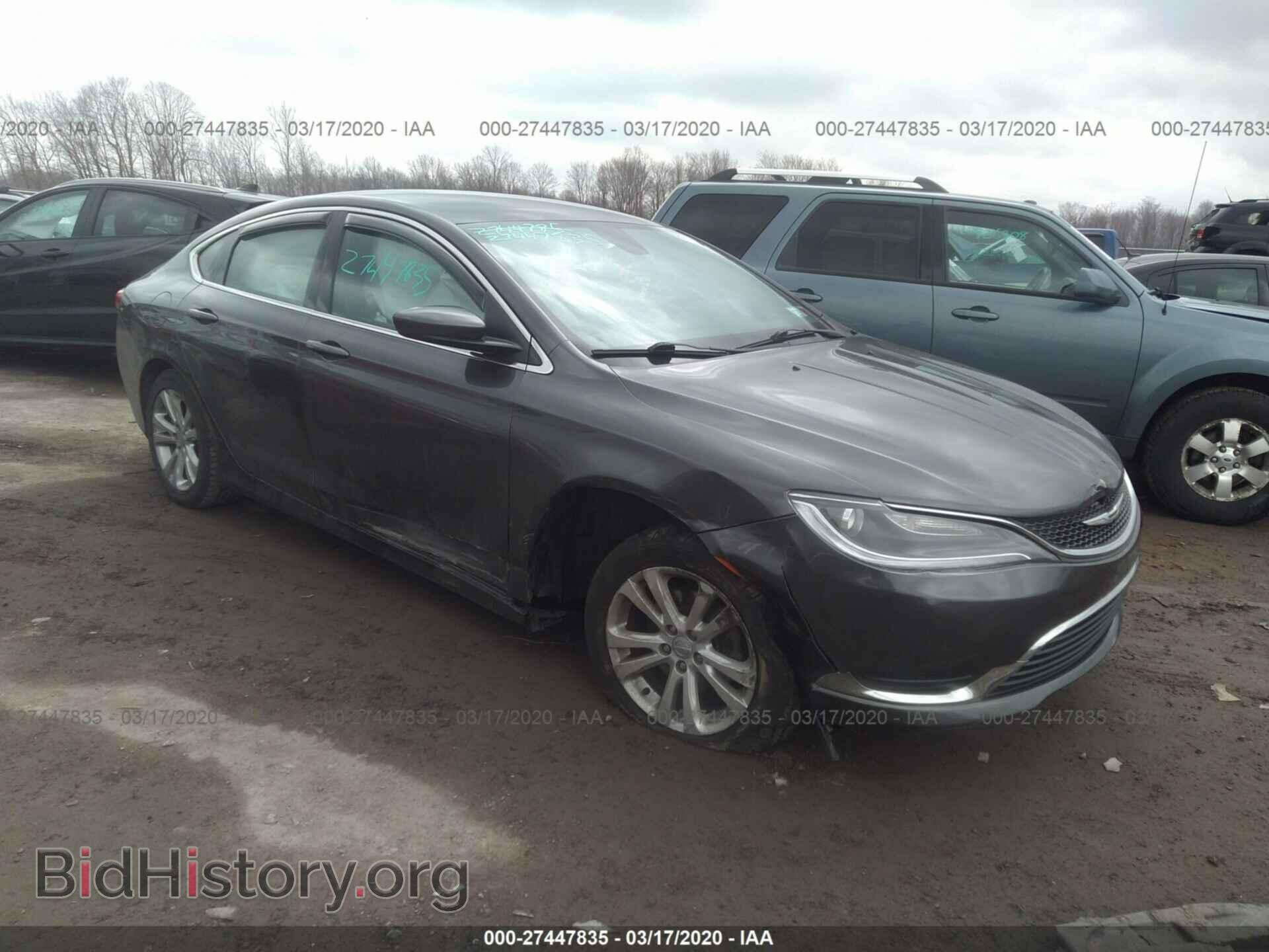 Фотография 1C3CCCAB0FN596376 - CHRYSLER 200 2015