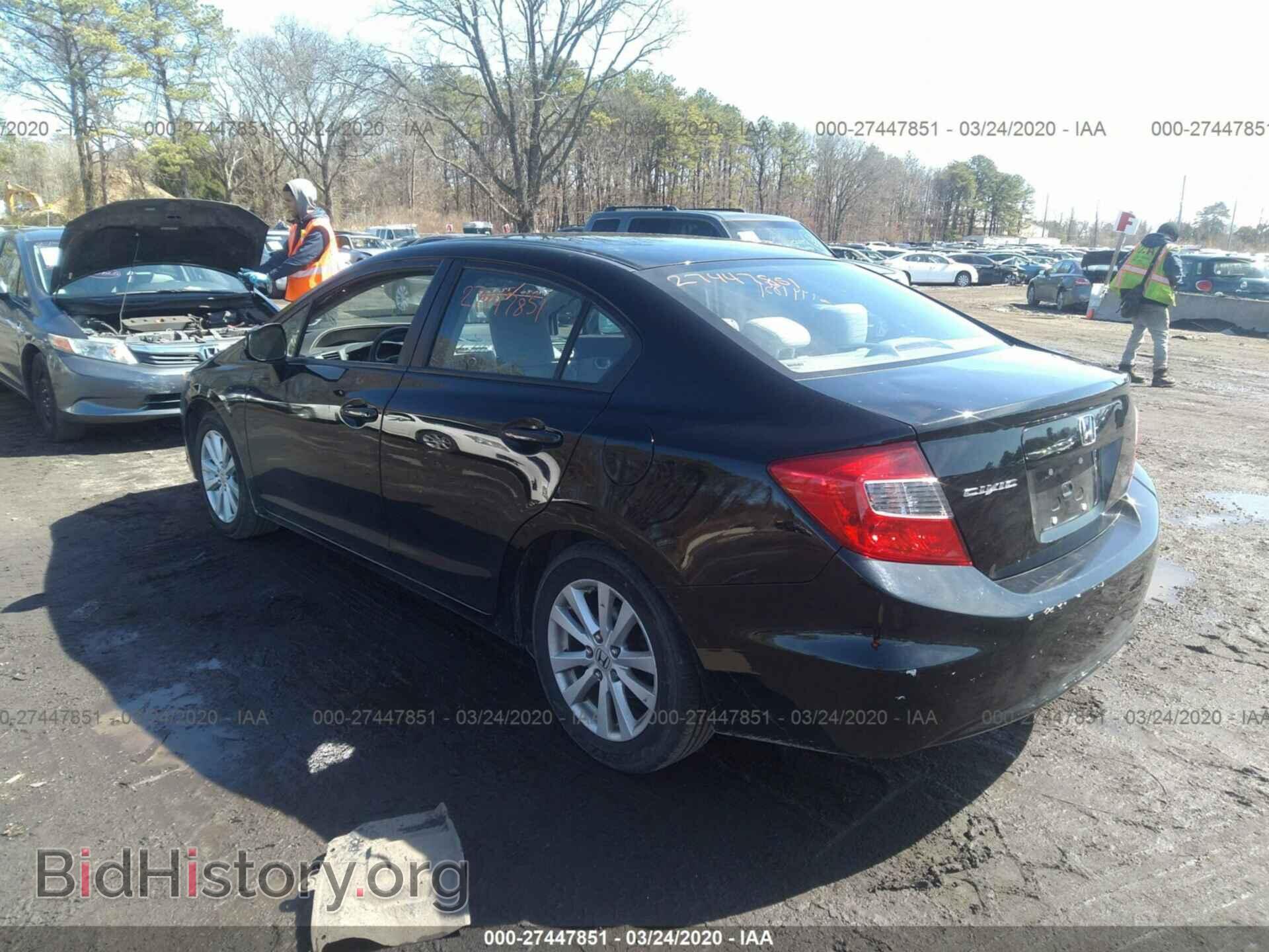 2012 HONDA CIVIC - VIN: 2HGFB2F81CH316702 - Фото 3