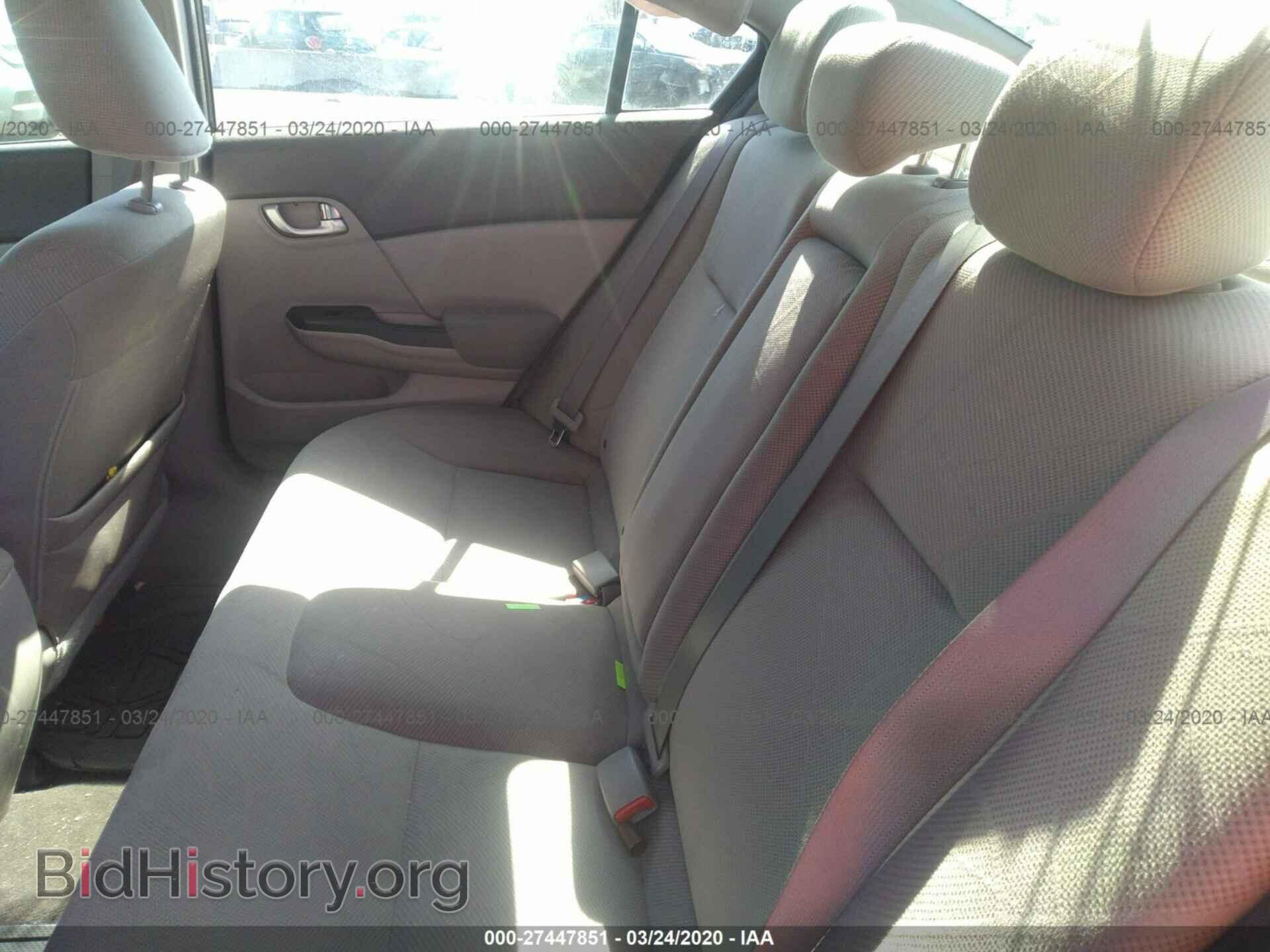 2012 HONDA CIVIC - VIN: 2HGFB2F81CH316702 - Фото 8