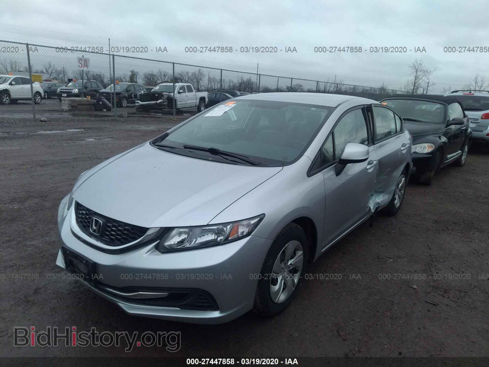 2013 HONDA CIVIC - VIN: 19XFB2F53DE087425 - Фото 2