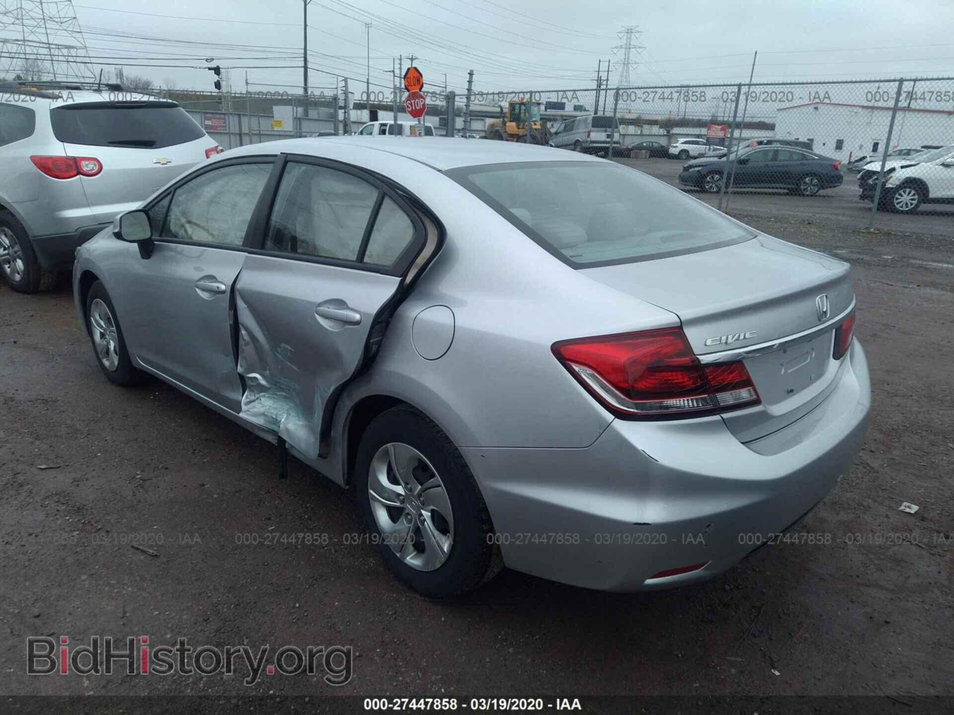 2013 HONDA CIVIC - VIN: 19XFB2F53DE087425 - Фото 3