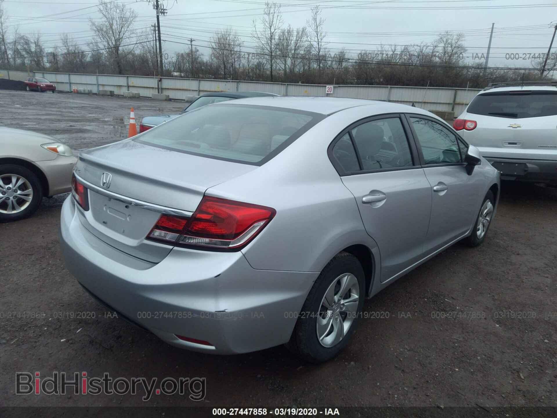 2013 HONDA CIVIC - VIN: 19XFB2F53DE087425 - Фото 4
