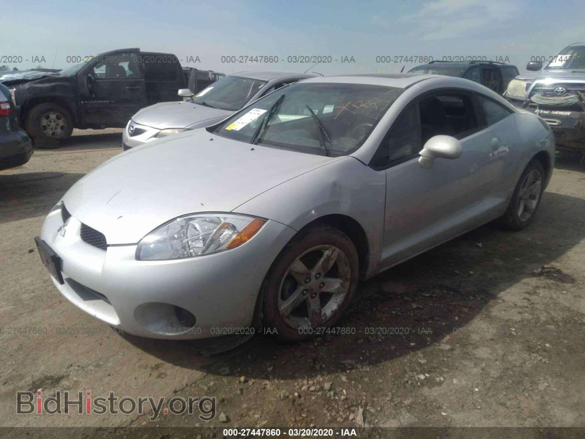 2006 MITSUBISHI ECLIPSE - VIN: 4A3AK24F26E033566 - Фото 2