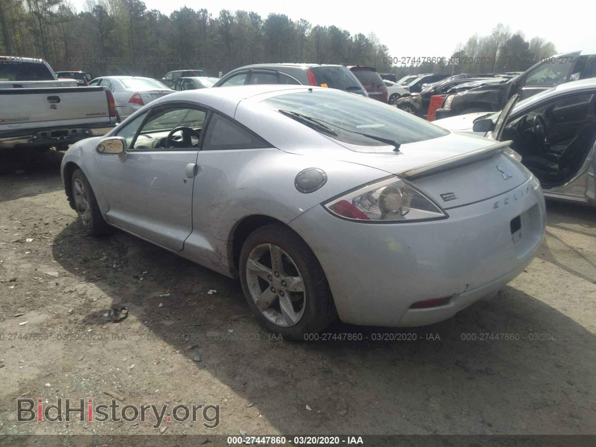 2006 MITSUBISHI ECLIPSE - VIN: 4A3AK24F26E033566 - Фото 3