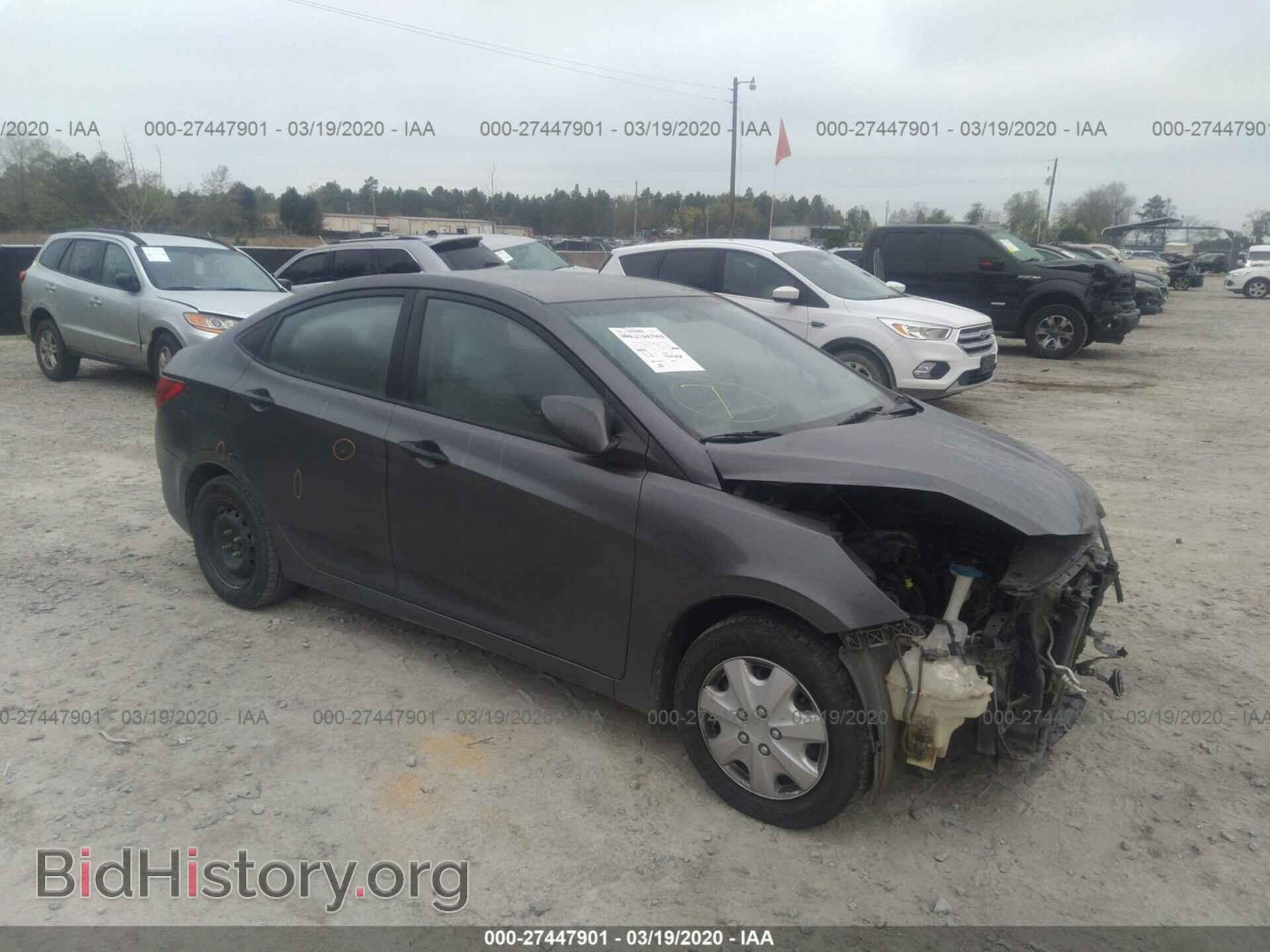 Photo KMHCT4AE7CU054569 - HYUNDAI ACCENT 2012