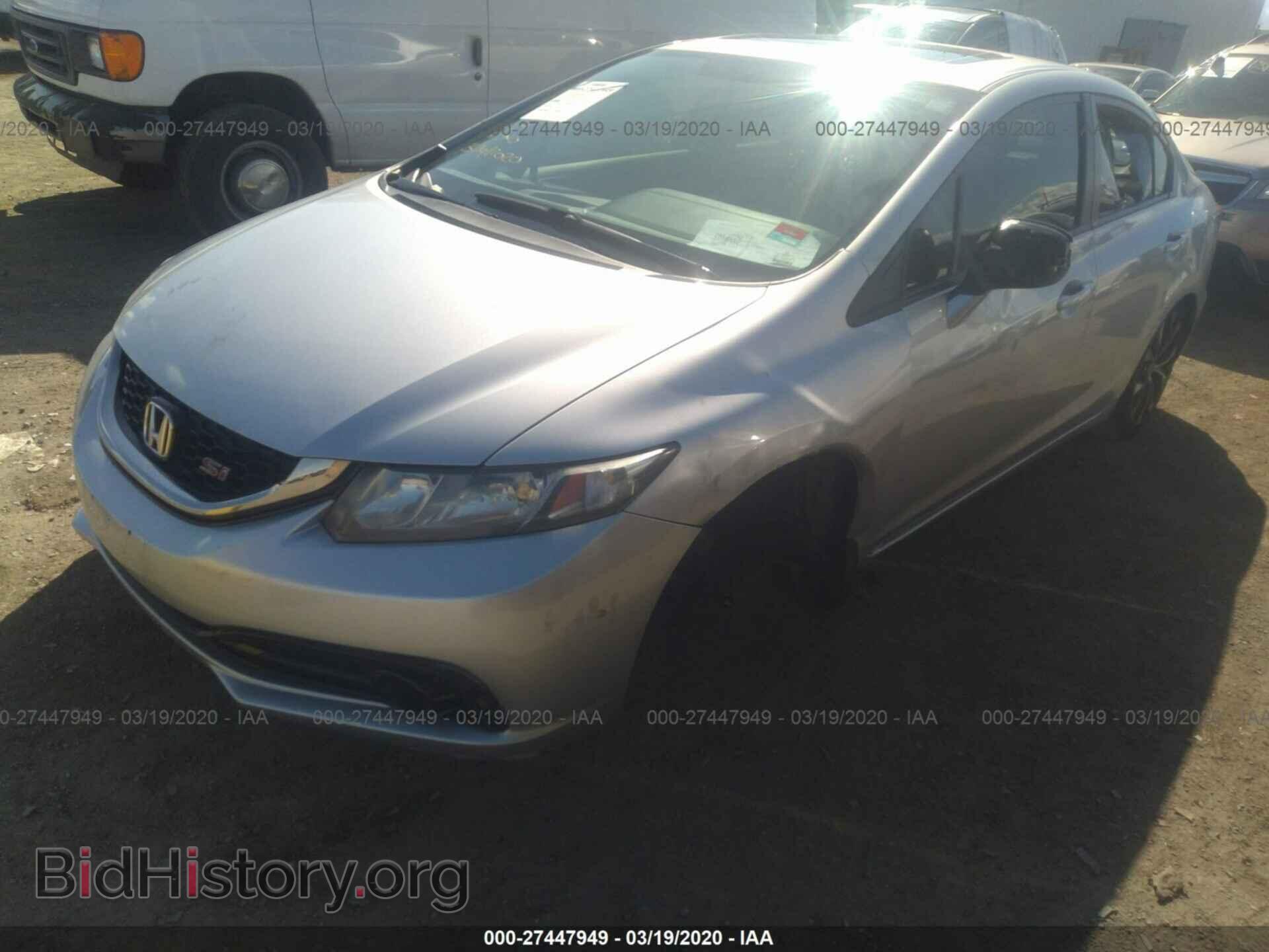 2013 HONDA CIVIC - VIN: 2HGFB6E54DH705401 - Фото 2