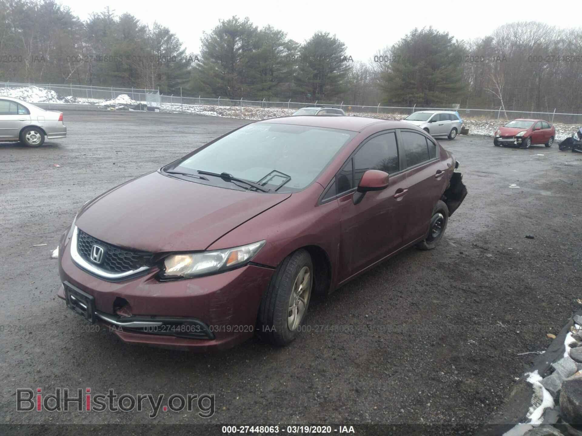 2013 HONDA CIVIC - VIN: 2HGFB2F53DH591432 - Фото 2