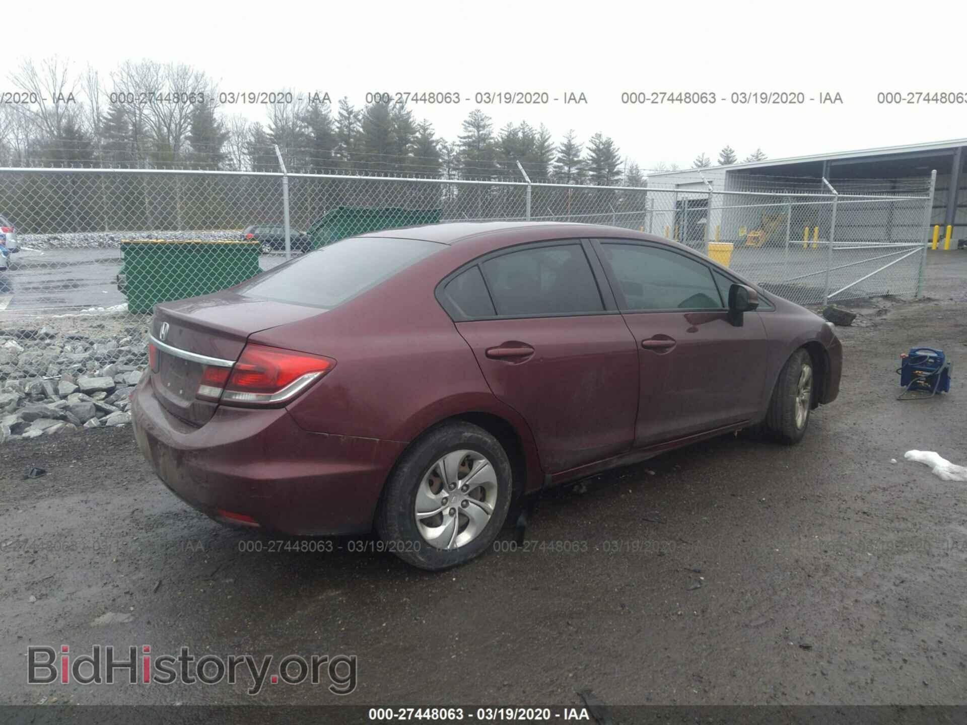 2013 HONDA CIVIC - VIN: 2HGFB2F53DH591432 - Фото 4