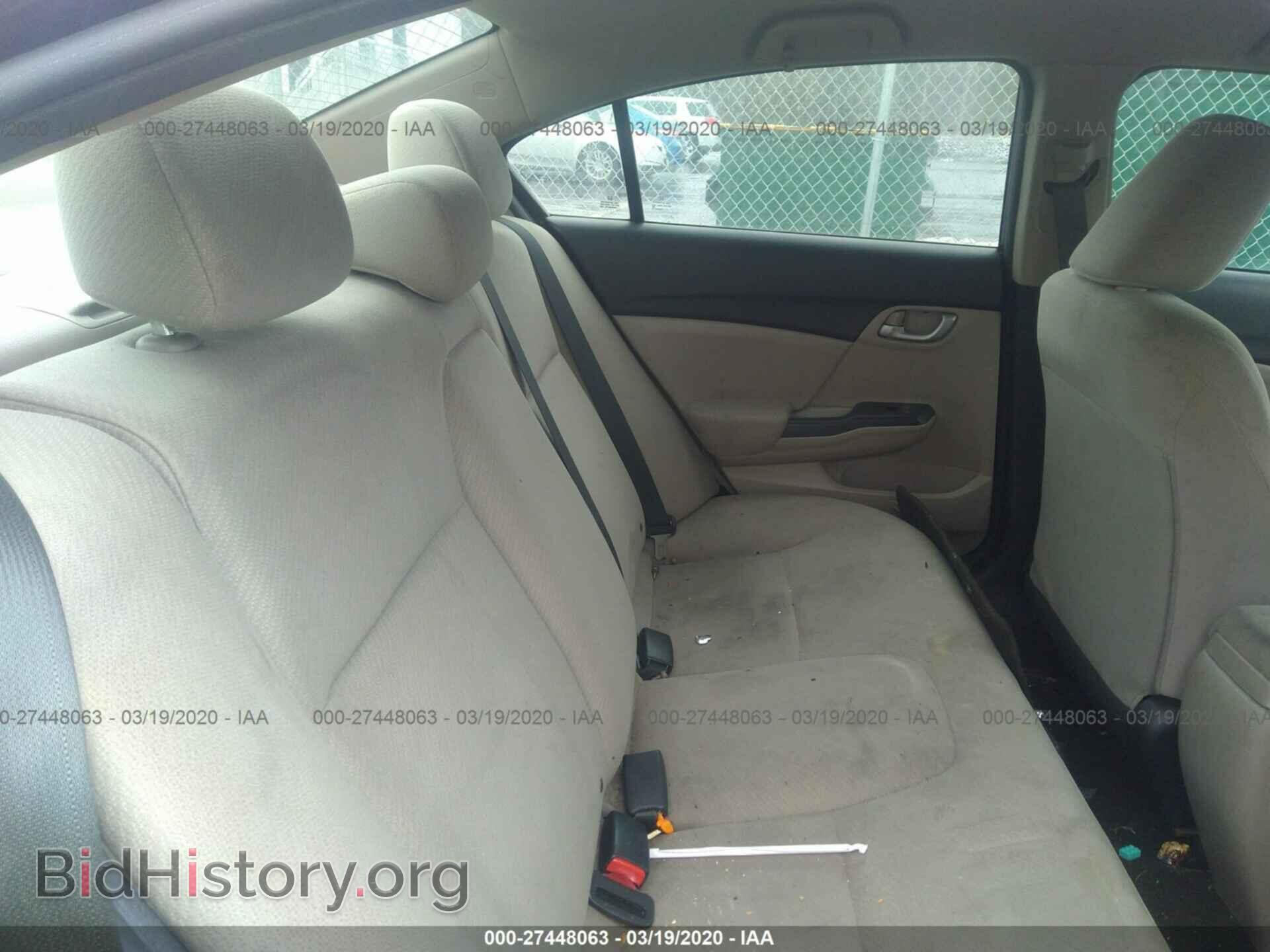 2013 HONDA CIVIC - VIN: 2HGFB2F53DH591432 - Фото 8
