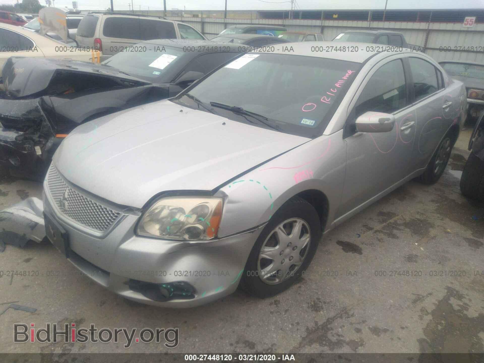 2012 MITSUBISHI GALANT - VIN: 4A32B3FF3CE025009 - Фото 2