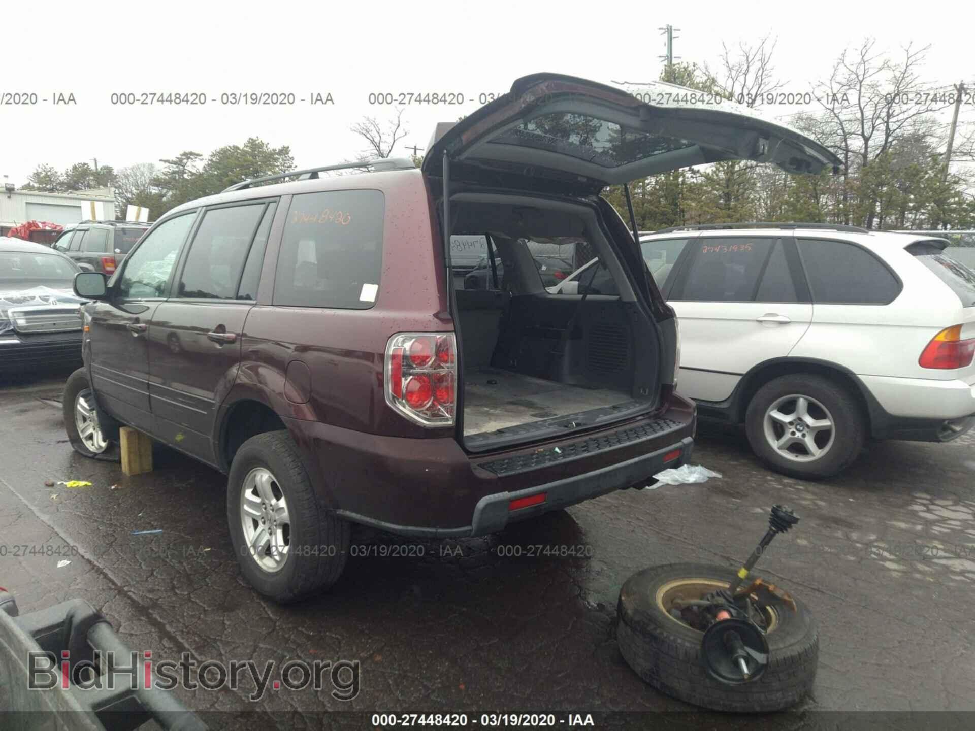 2008 HONDA PILOT - VIN: 5FNYF18248B036851 - Фото 3