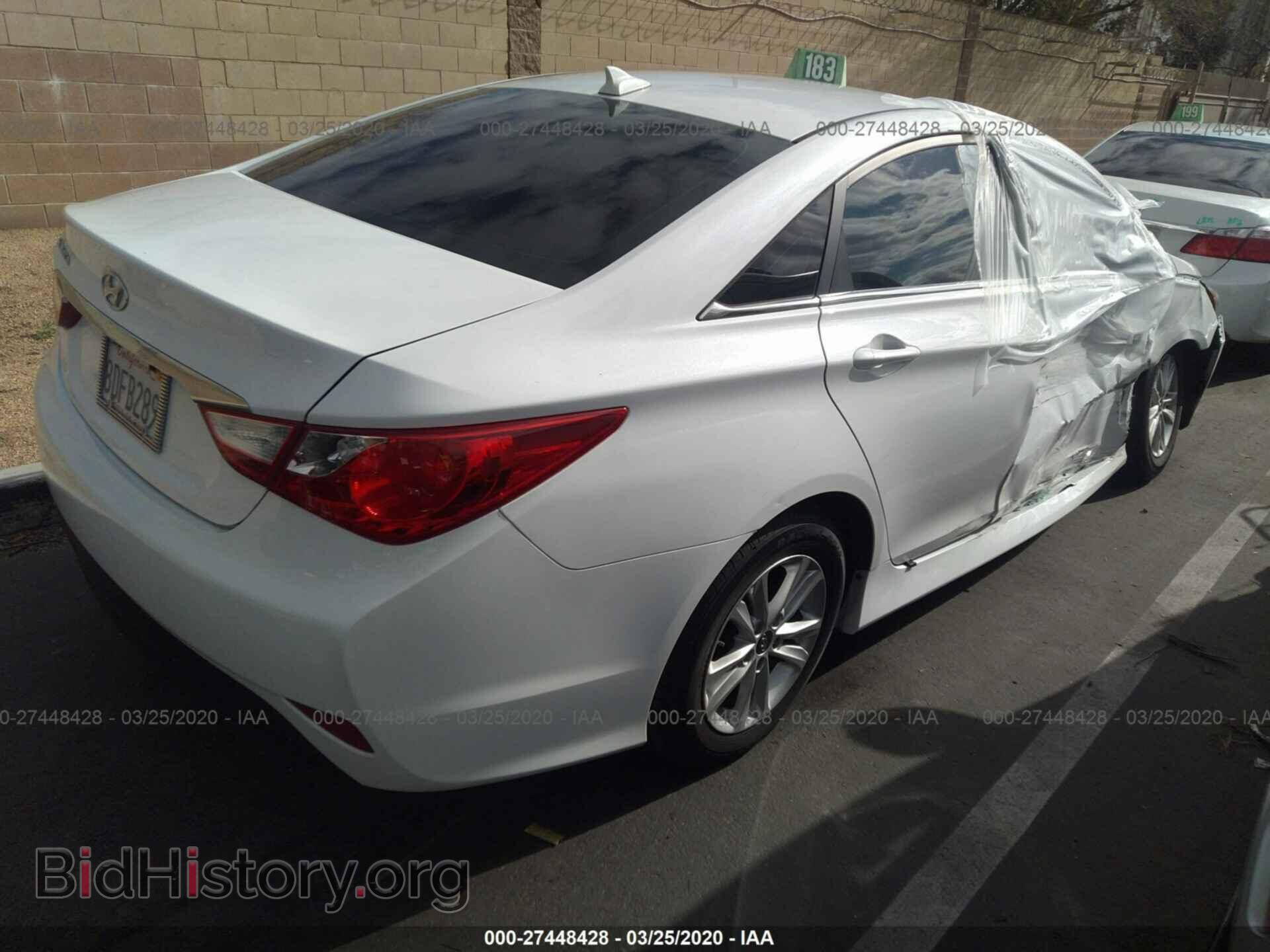 2014 HYUNDAI SONATA - VIN: 5NPEB4AC2EH927995 - Фото 4