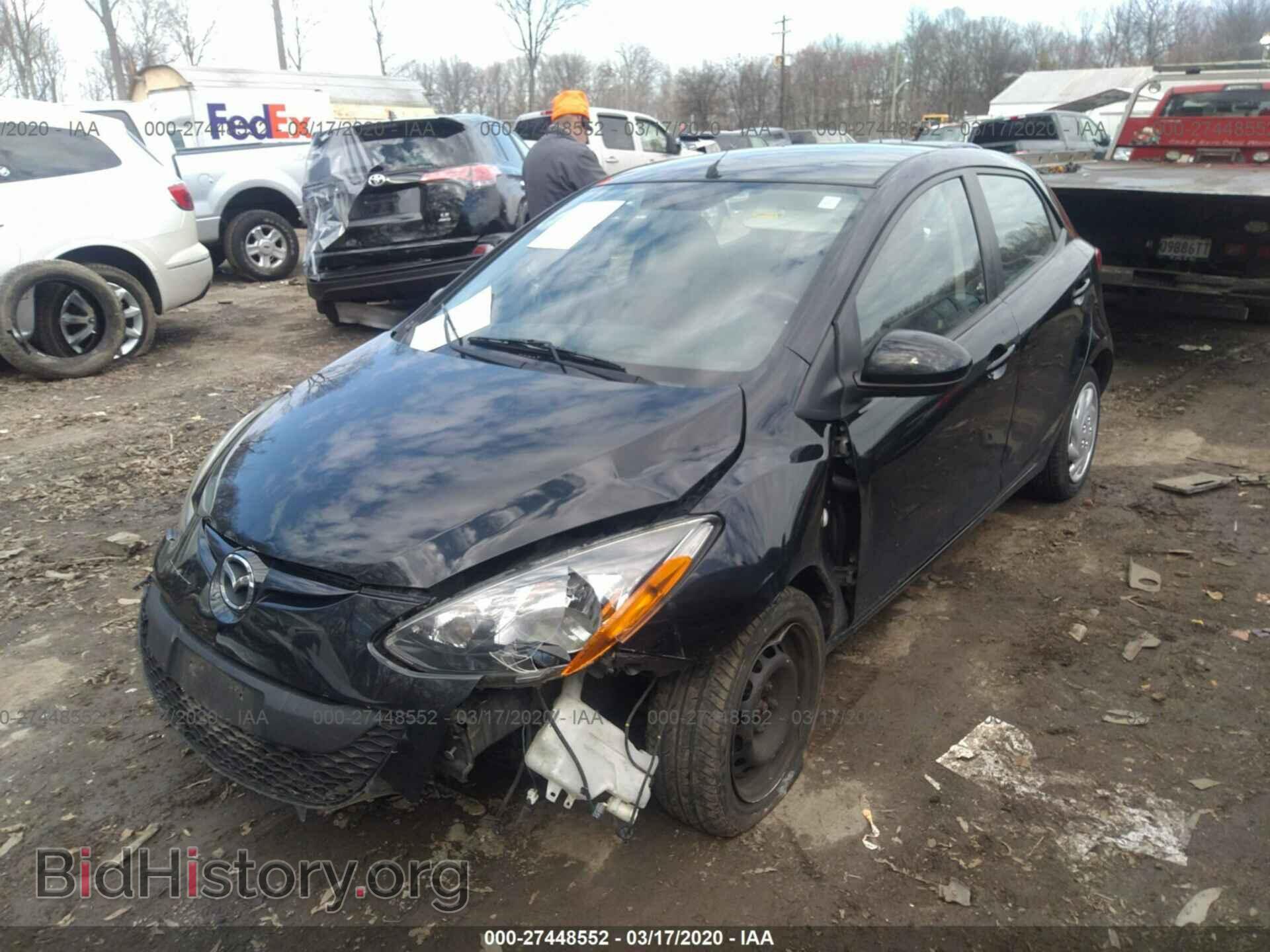 2013 MAZDA MAZDA2 - VIN: JM1DE1KZ6D0163598 - Photo 2