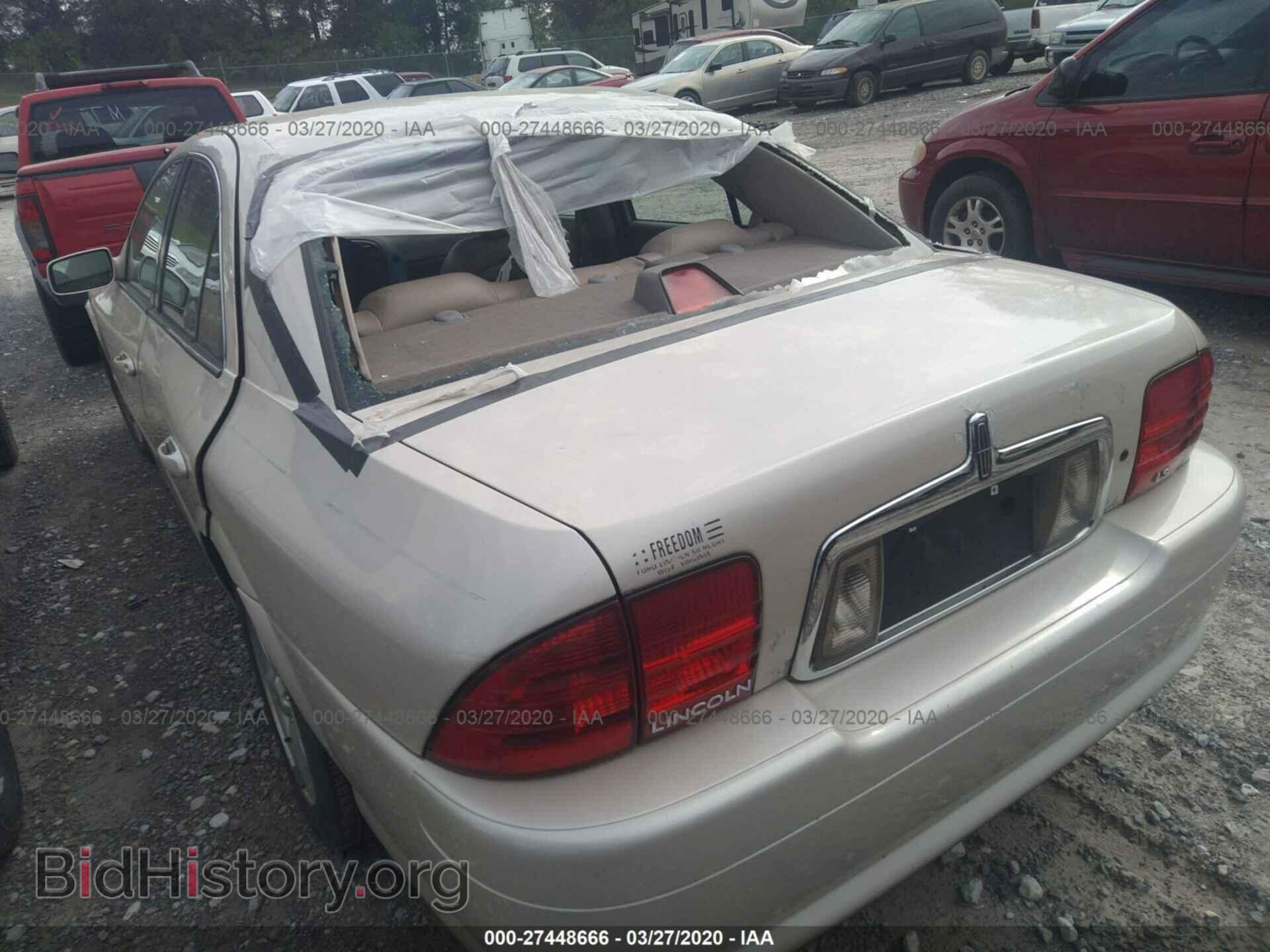 2000 LINCOLN LS - VIN: 1LNHM87A5YY925712 - Photo 3
