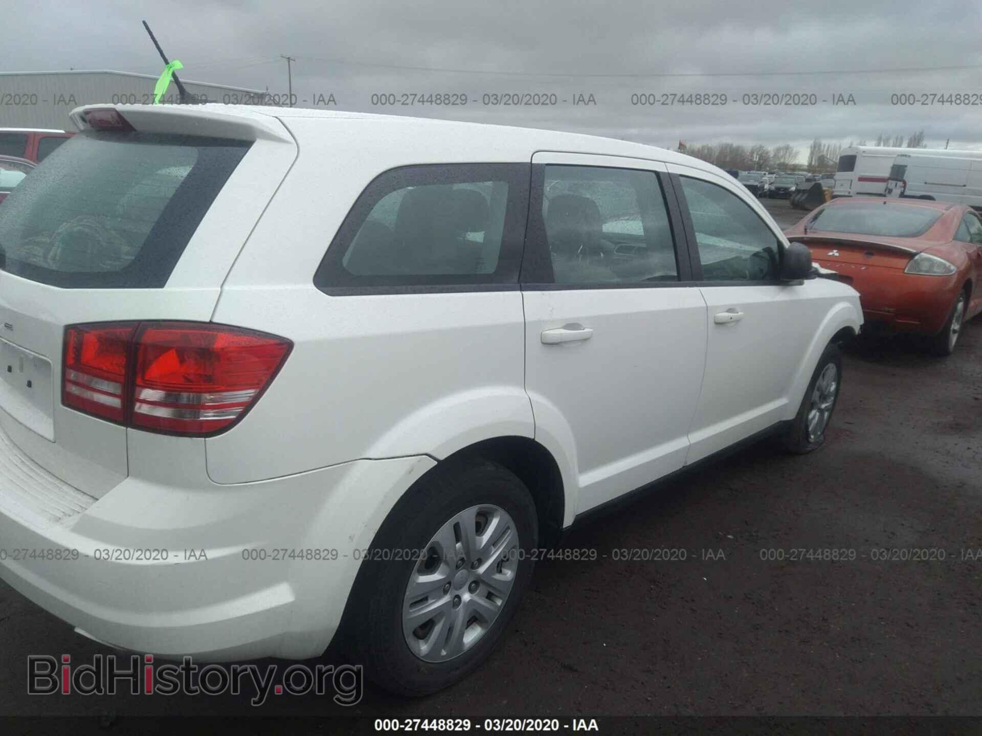 2014 DODGE JOURNEY - VIN: 3C4PDCAB2ET263542 - Фото 4