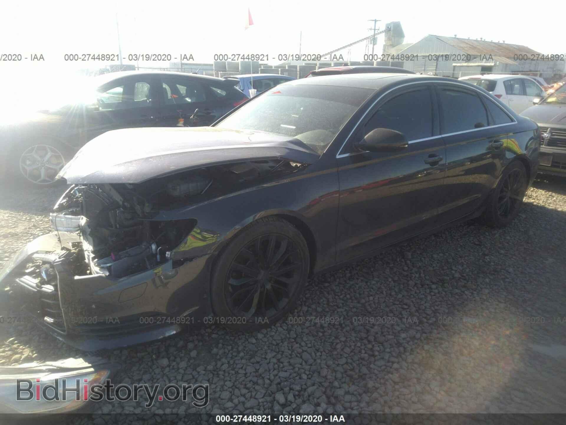 2013 AUDI A6 - VIN: WAUDFAFC6DN029127 - Фото 2