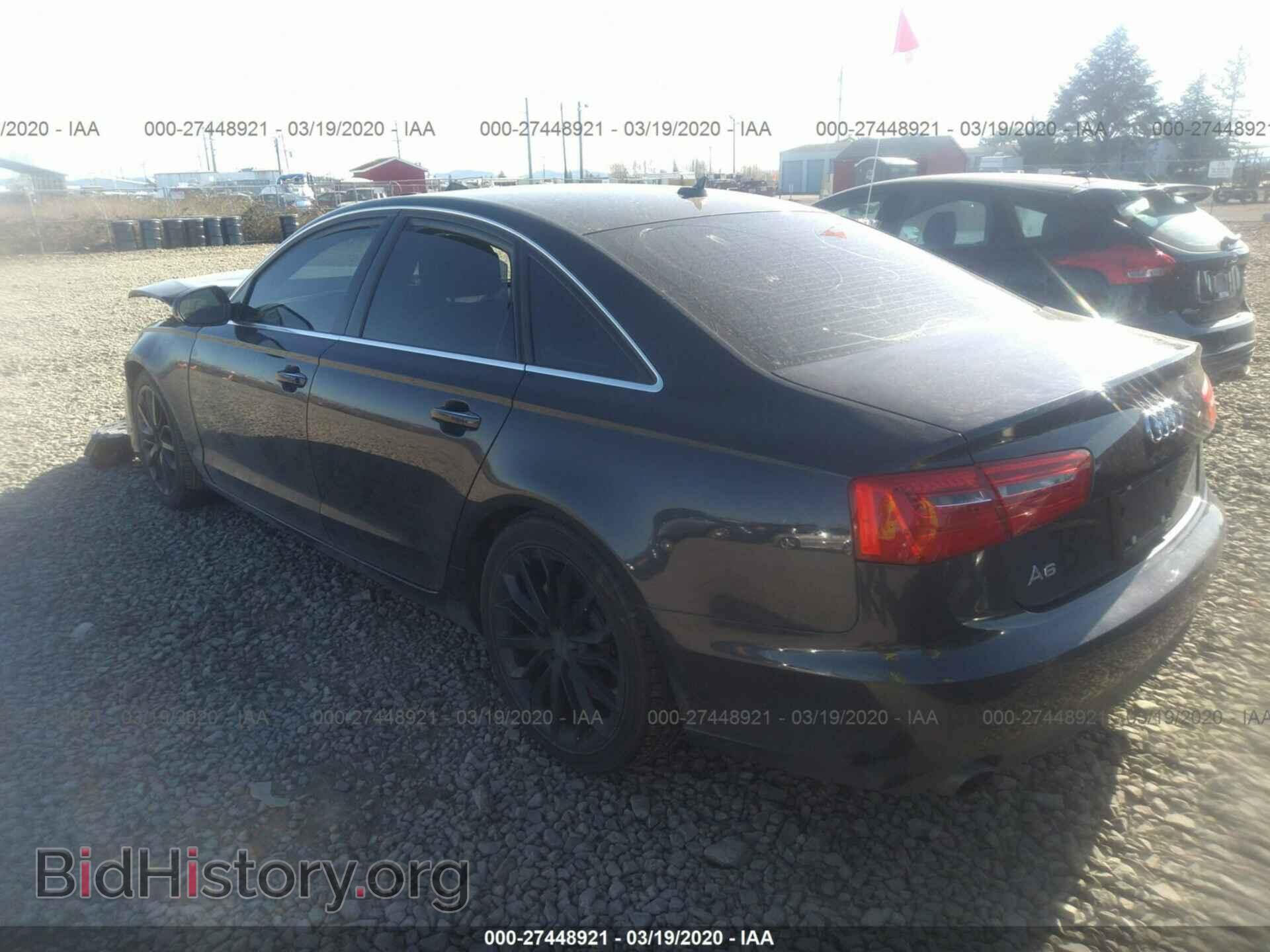 2013 AUDI A6 - VIN: WAUDFAFC6DN029127 - Фото 3