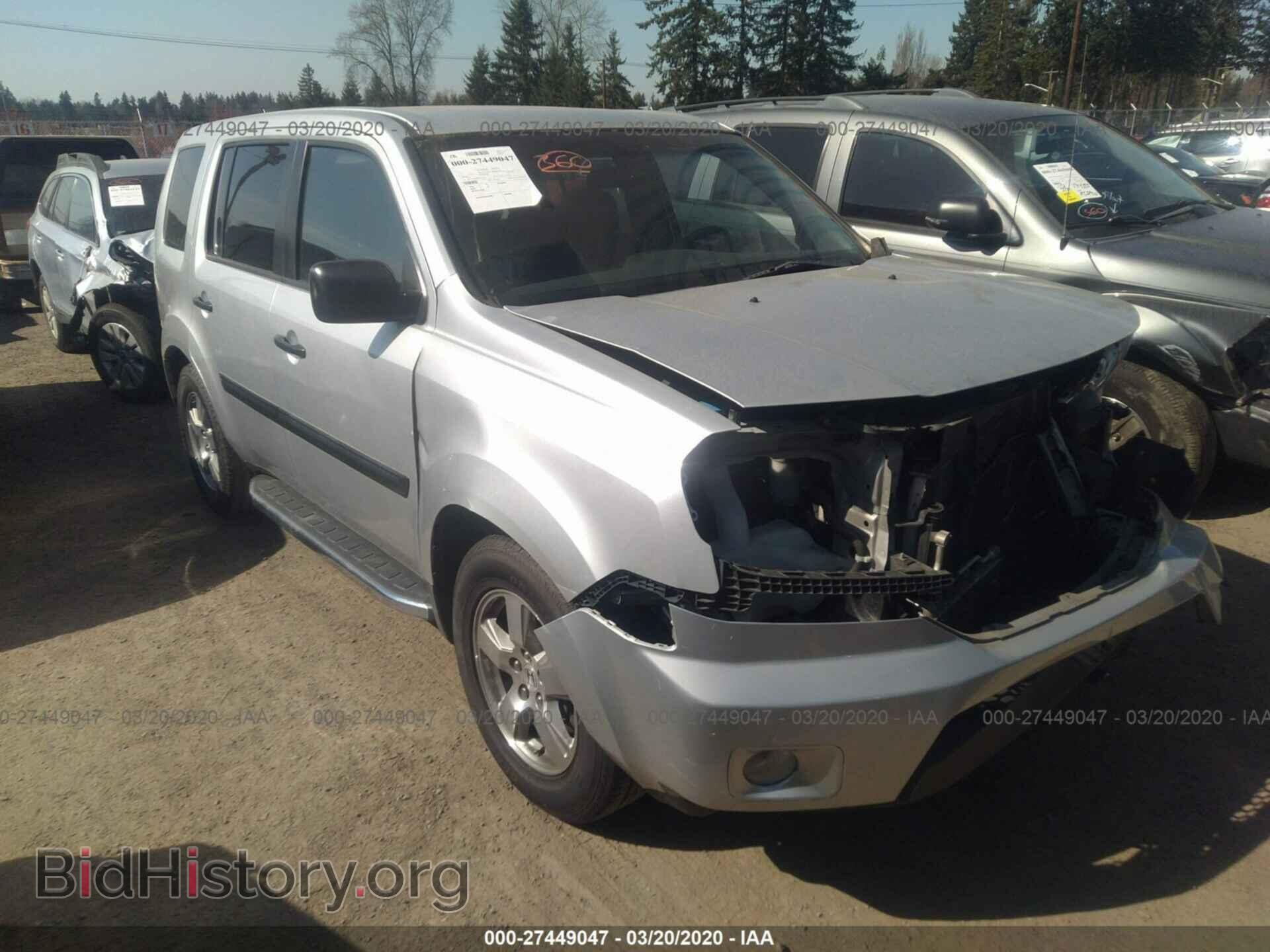 Фотография 5FNYF38299B020027 - HONDA PILOT 2009