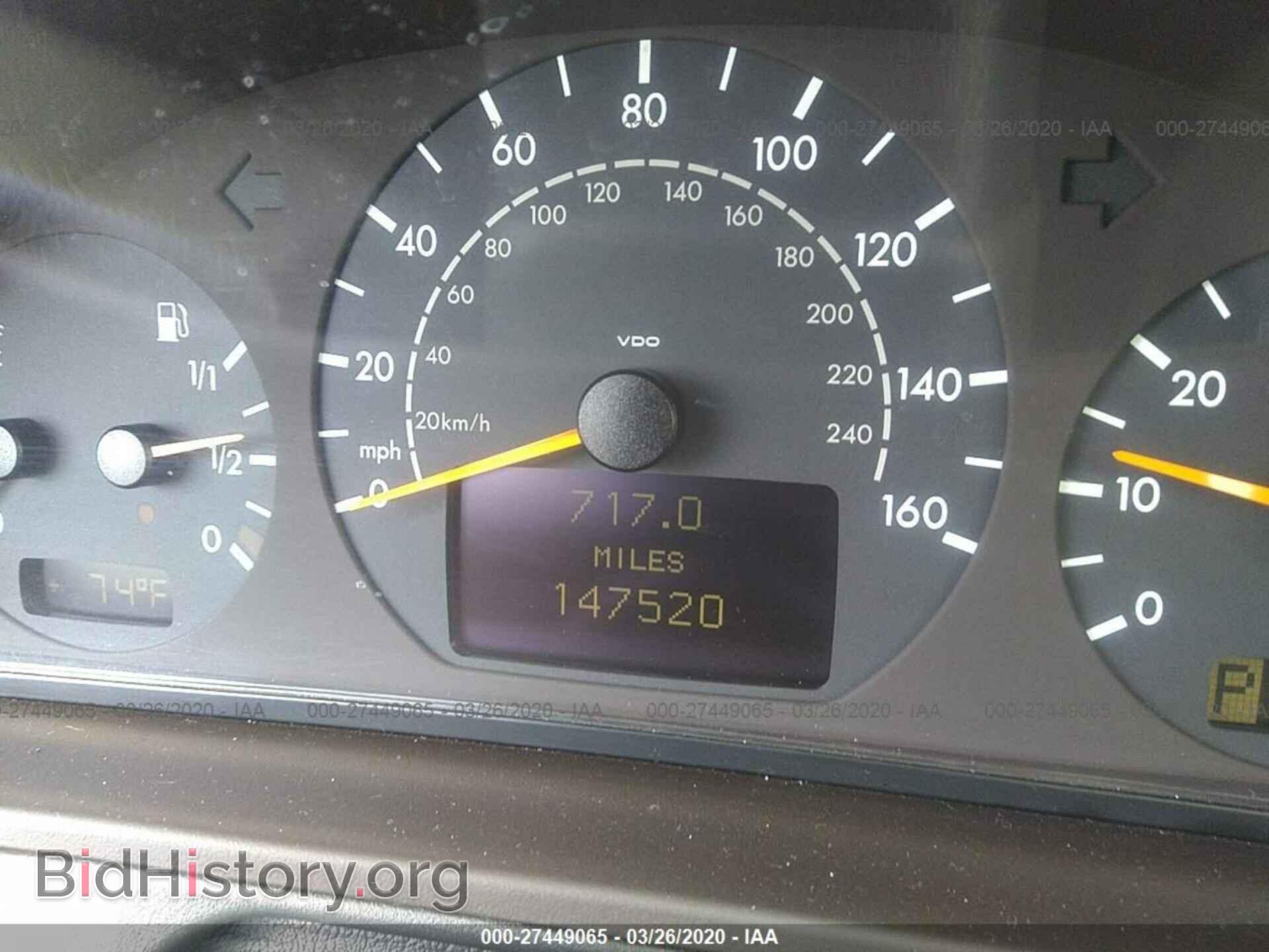 2000 MERCEDES-BENZ E - VIN: WDBJF70G8YA959255 - Фото 7