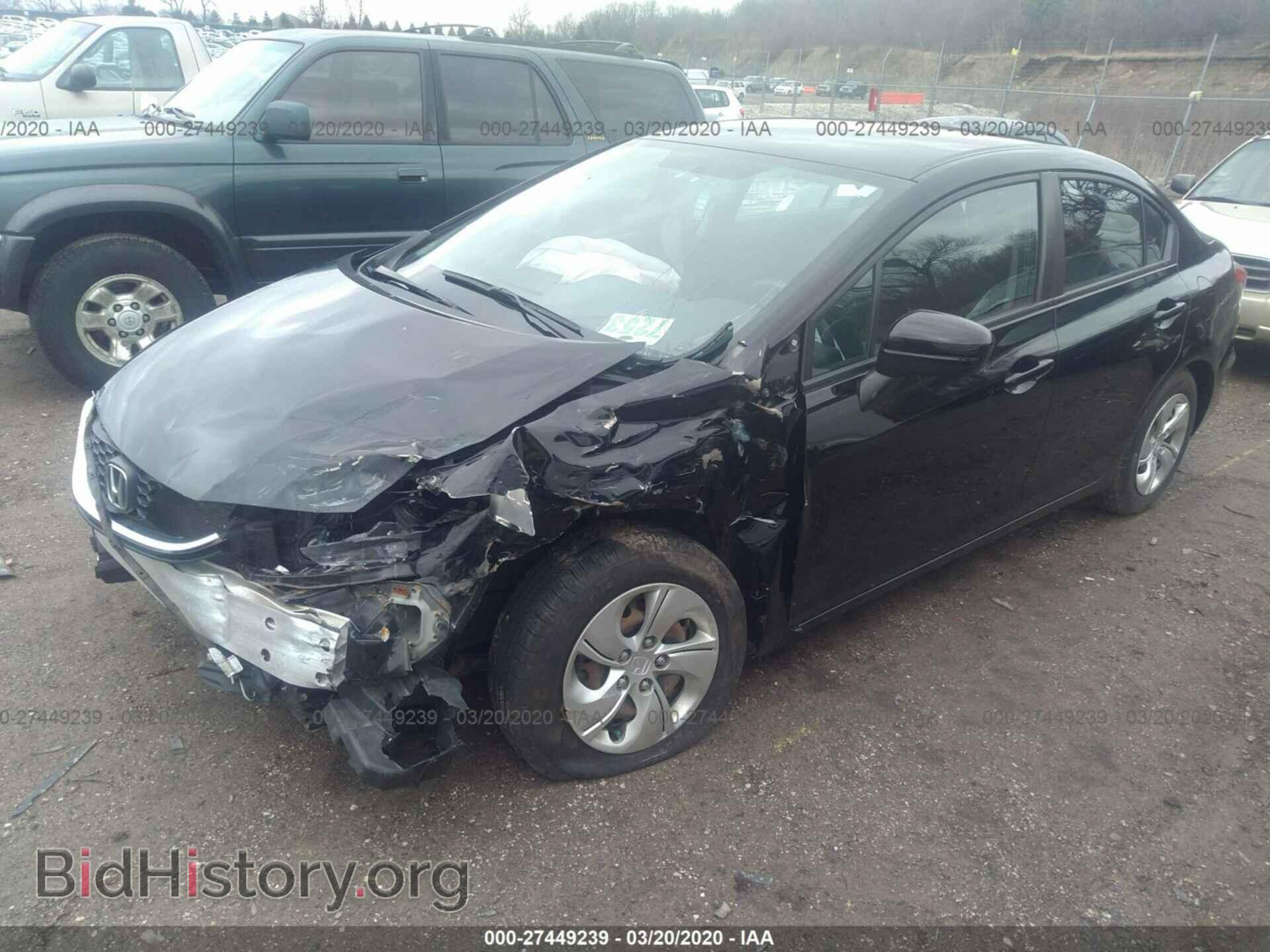 2014 HONDA CIVIC - VIN: 19XFB2F50EE040824 - Фото 2