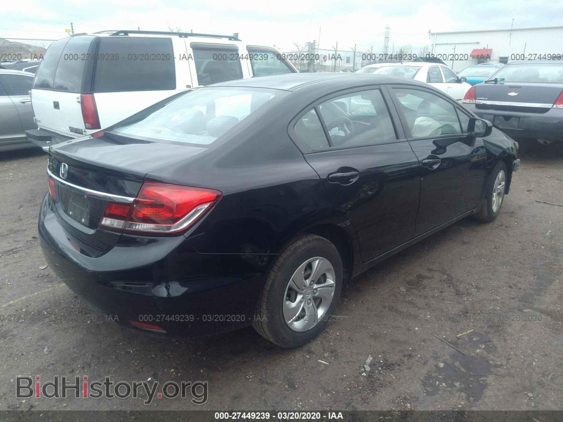 2014 HONDA CIVIC - VIN: 19XFB2F50EE040824 - Фото 4