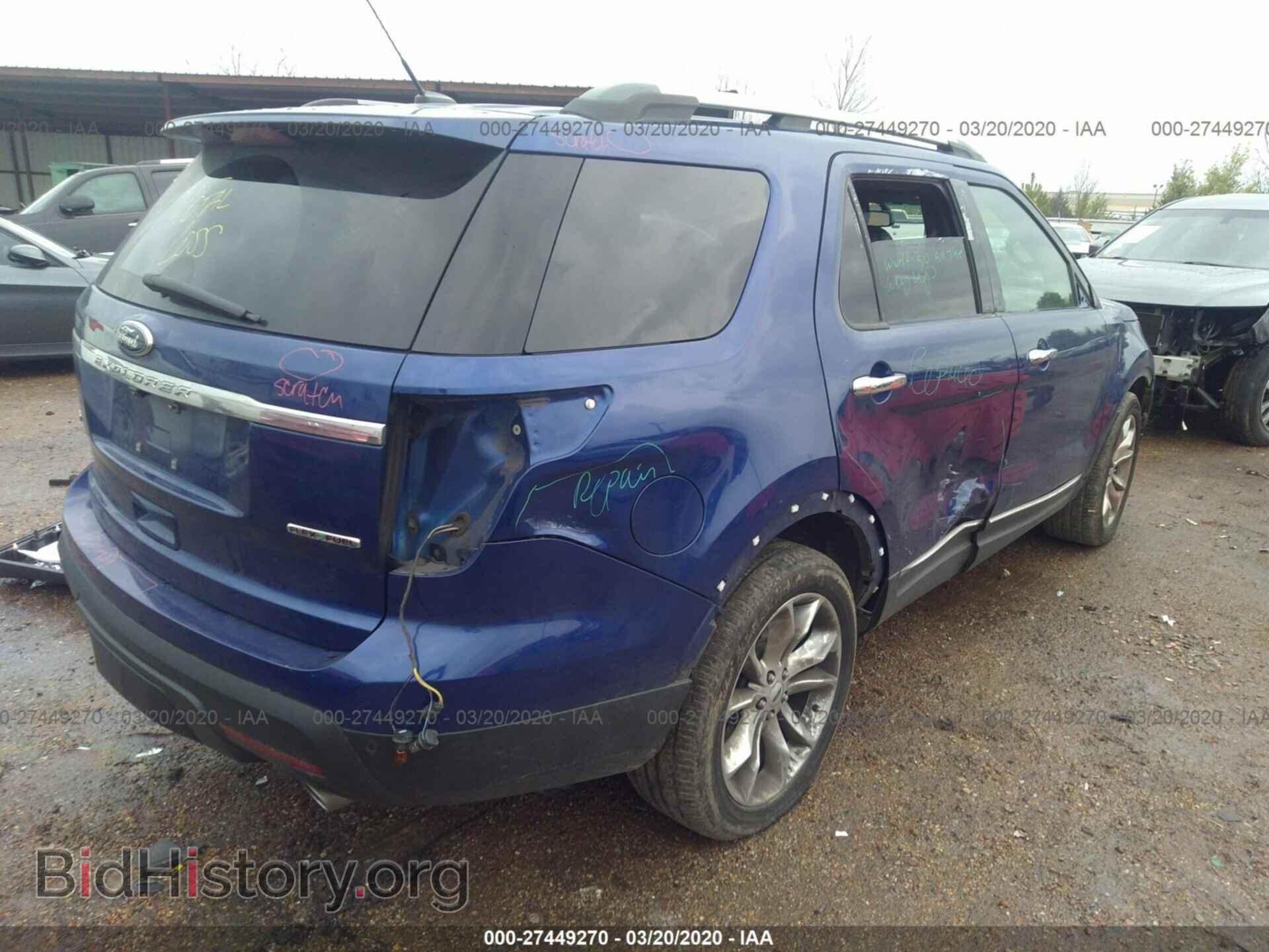 2013 FORD EXPLORER - VIN: 1FM5K7D88DGB92771 - Фото 4